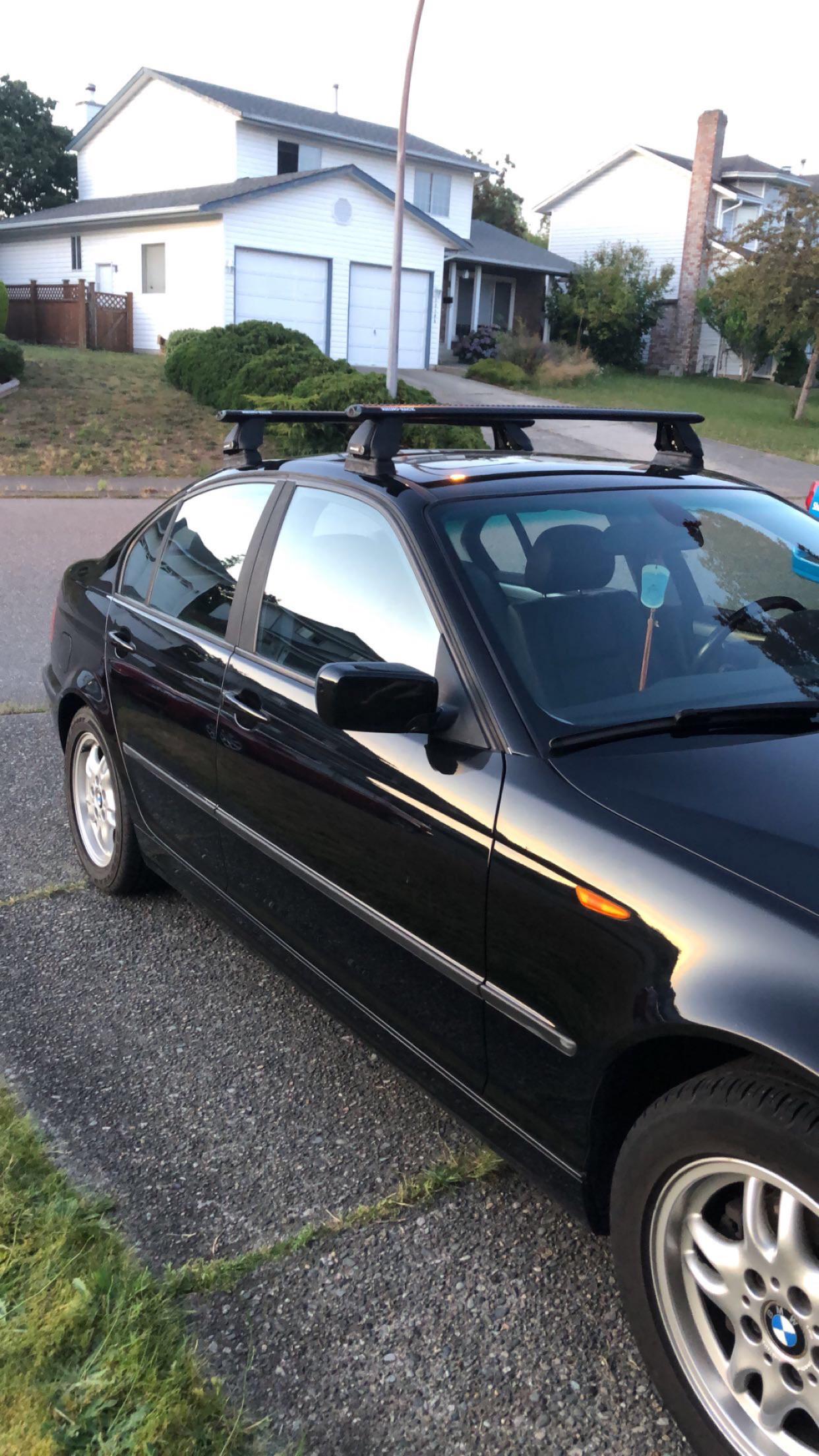 Finally bought a roof rack and installed it tonight. Now I just need to