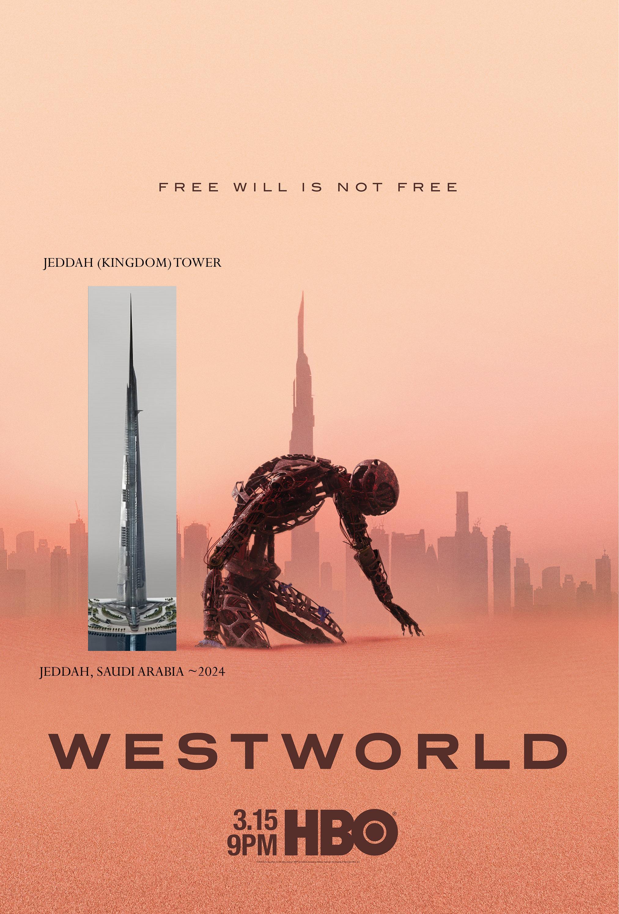 I think the tower in the new poster might be one that's not finished