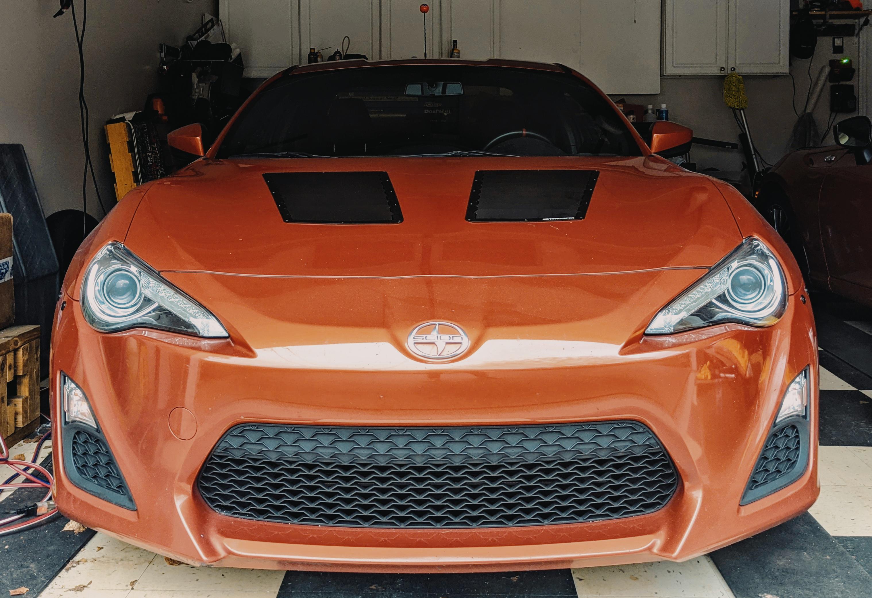 Trackspec hood vents installed r/ft86