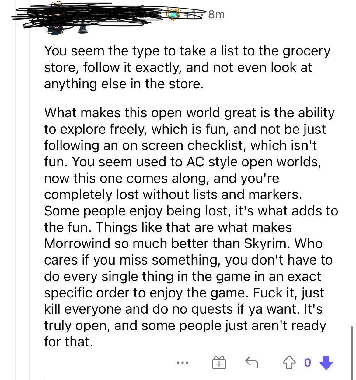 When you tell someone Elden Ring side quests can be hard to follow