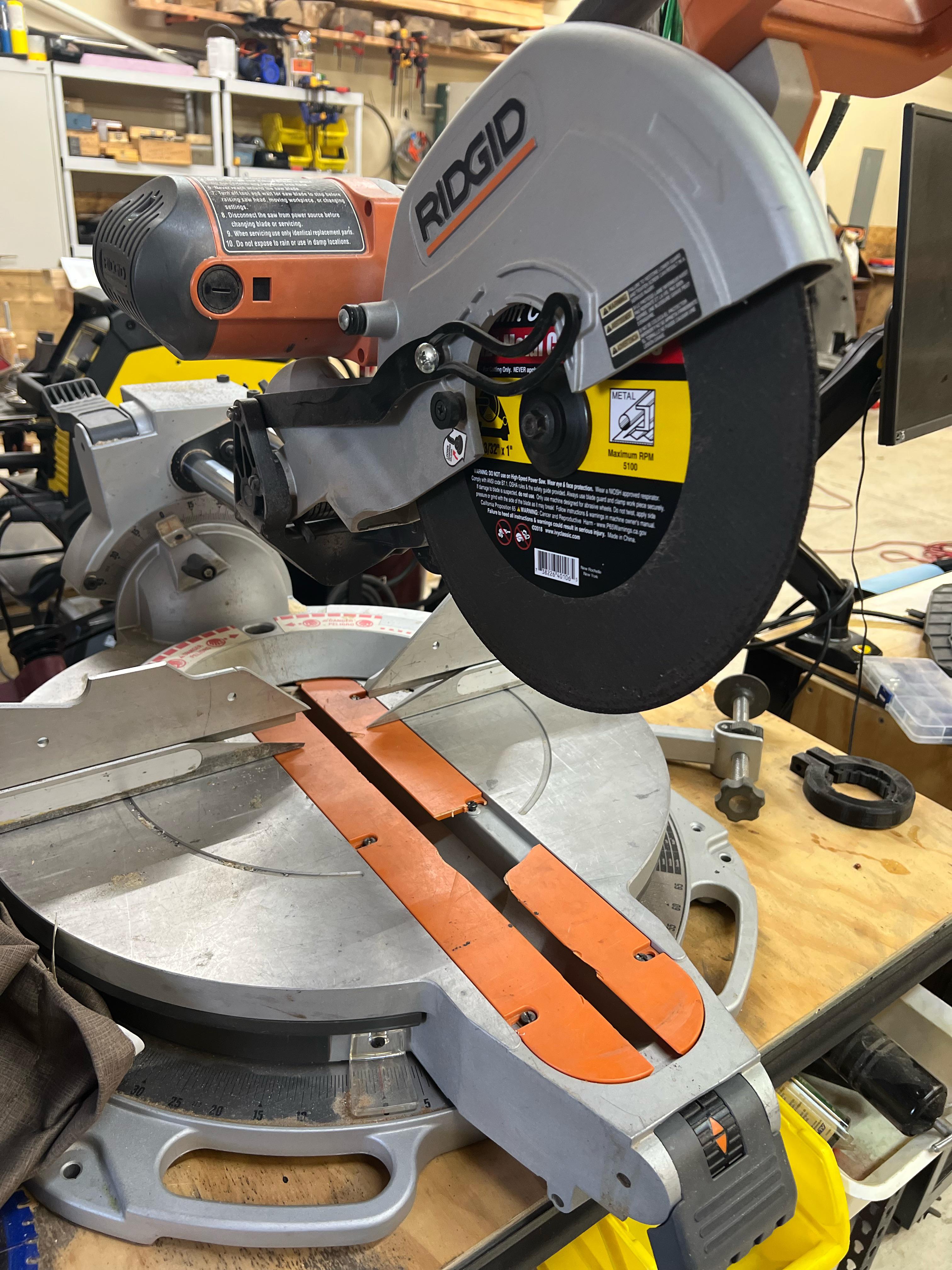 I have a miter saw that I want to use this abrasive cutting blade with