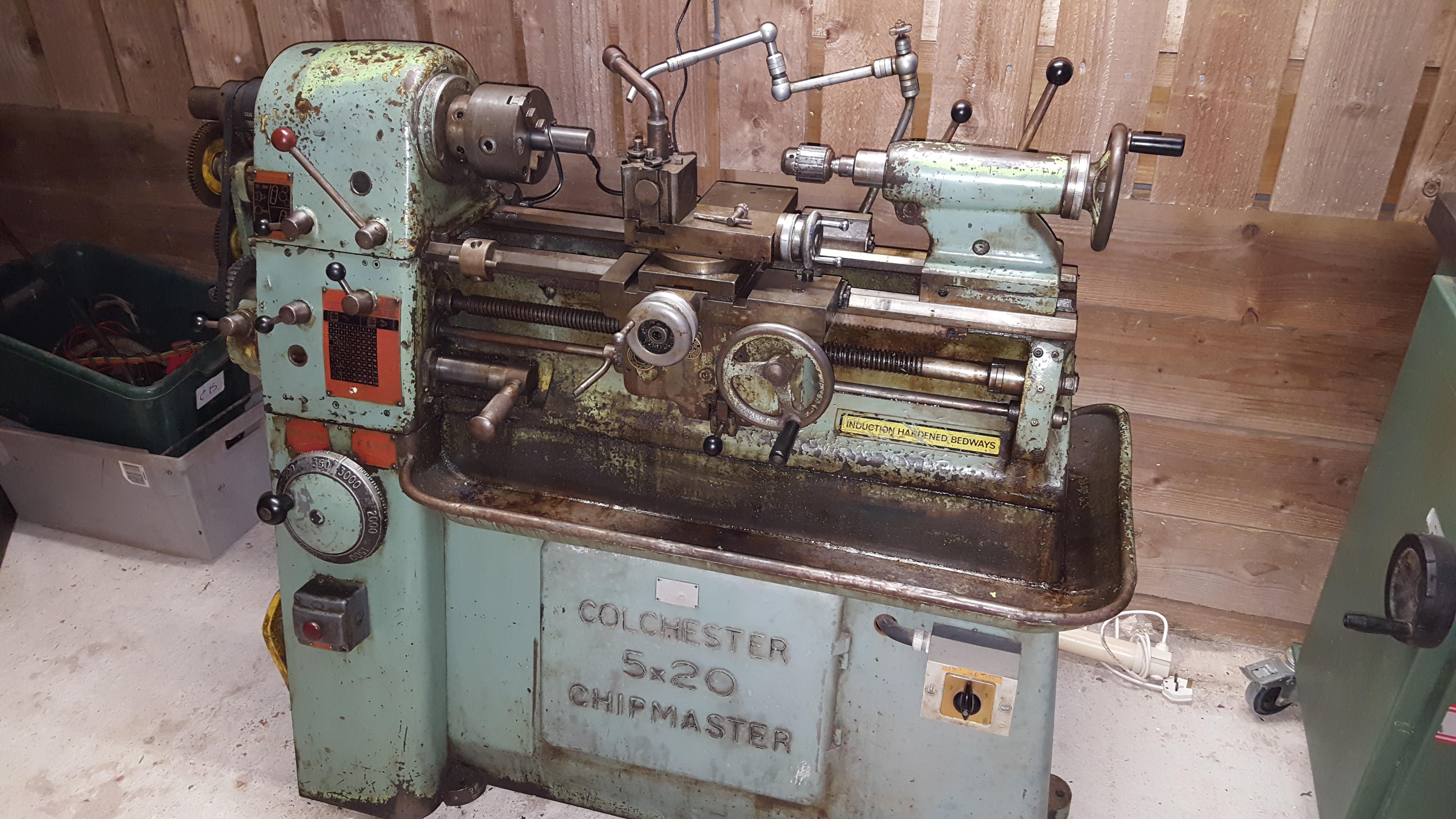 Bought this Colchester lathe a Few days ago for £400