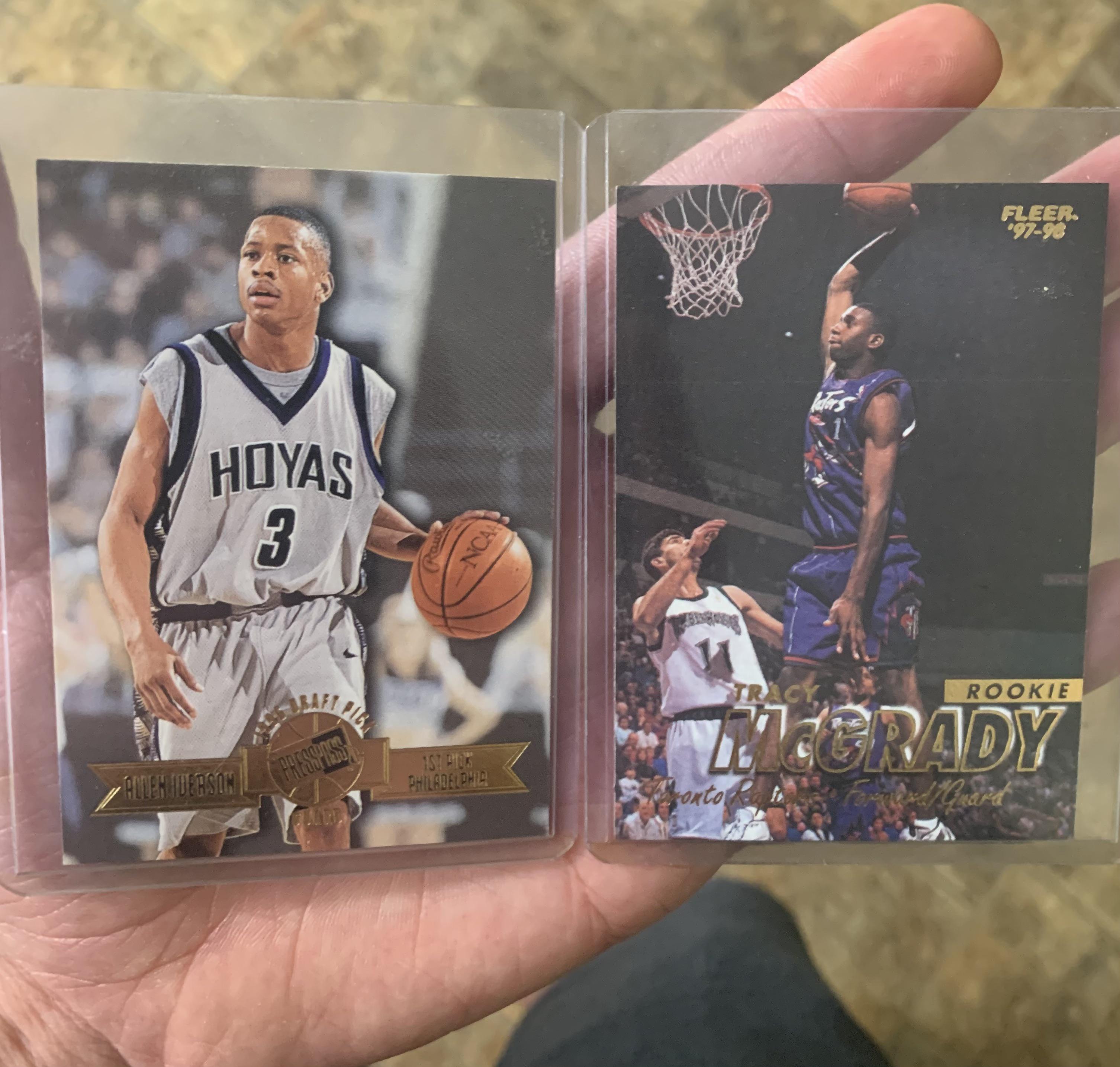 My buddy asked me to help him look at old basketball card collection