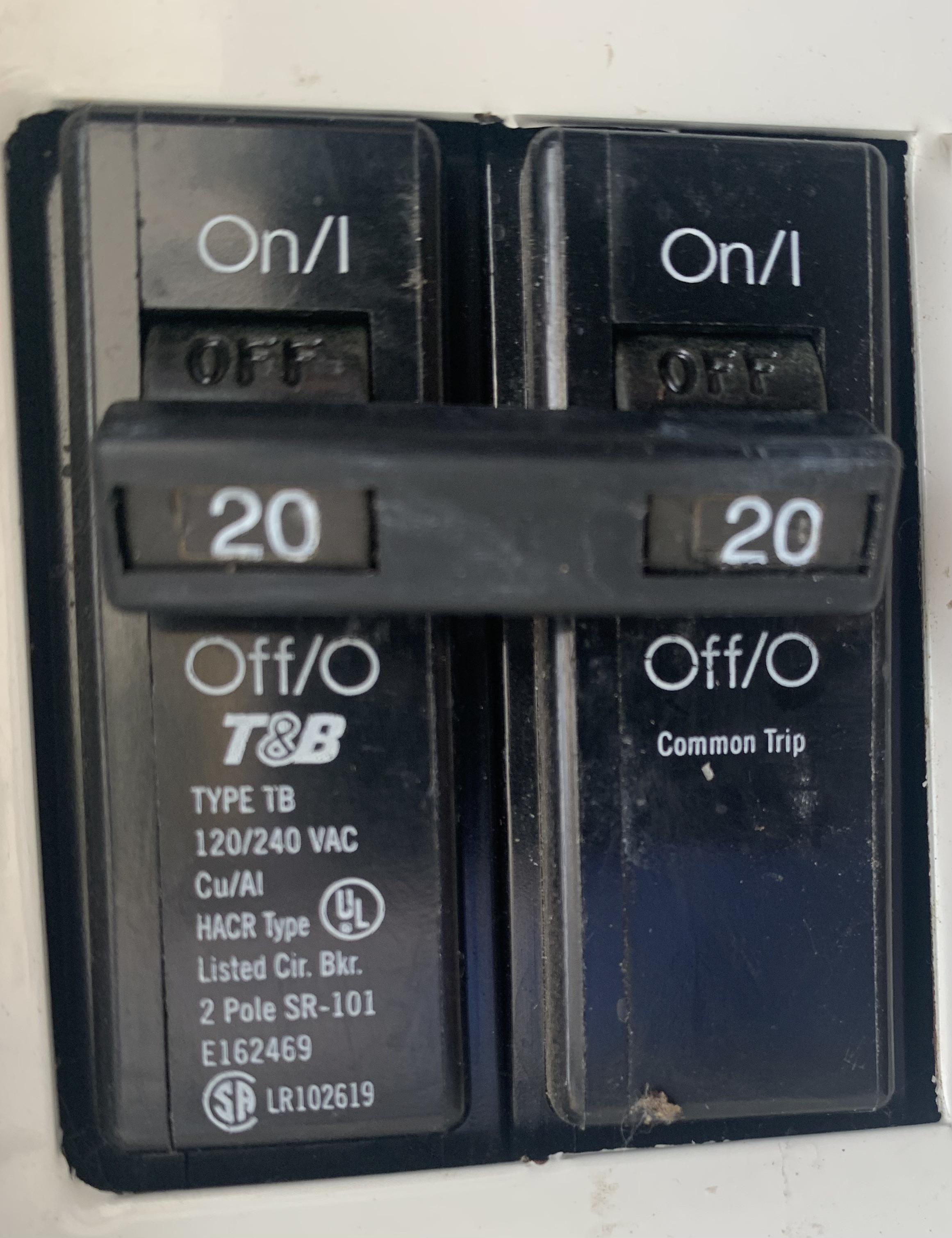 Pool Pump Breaker Needs to be replaced. T&B breaker. What brand/breaker