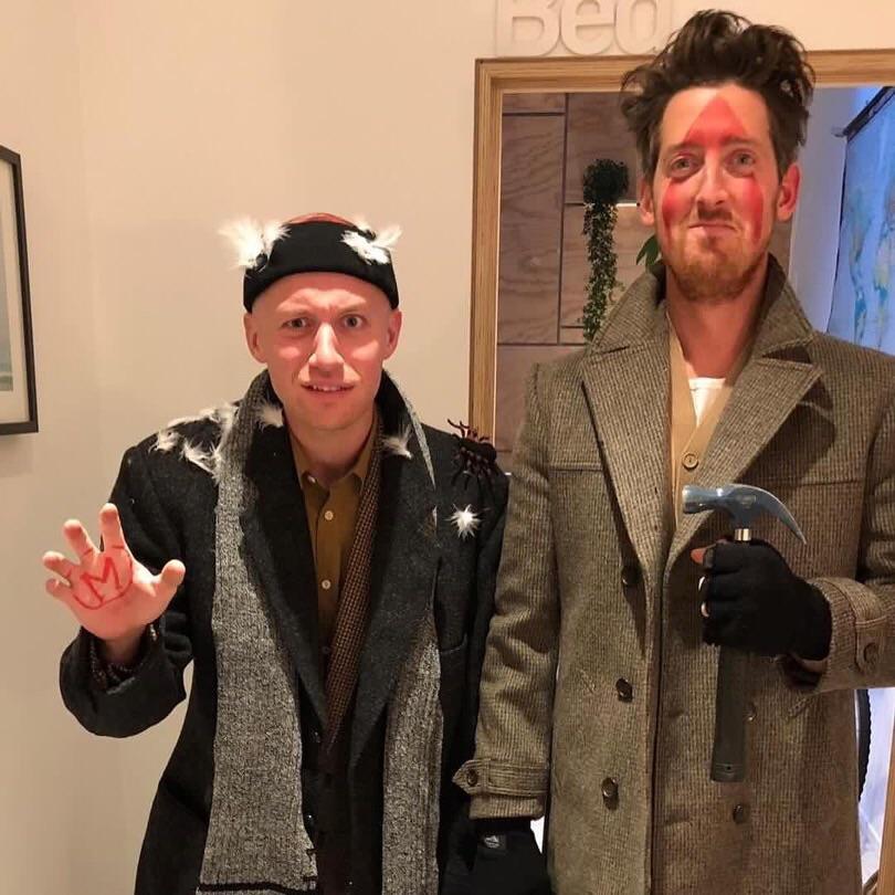 The wet bandits Halloween costume pics