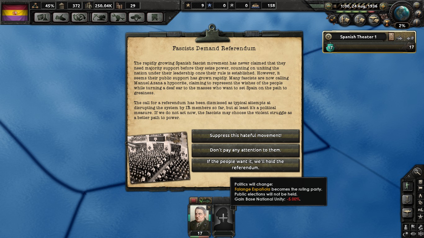 I avoided the Spanish civil war : r/hoi4