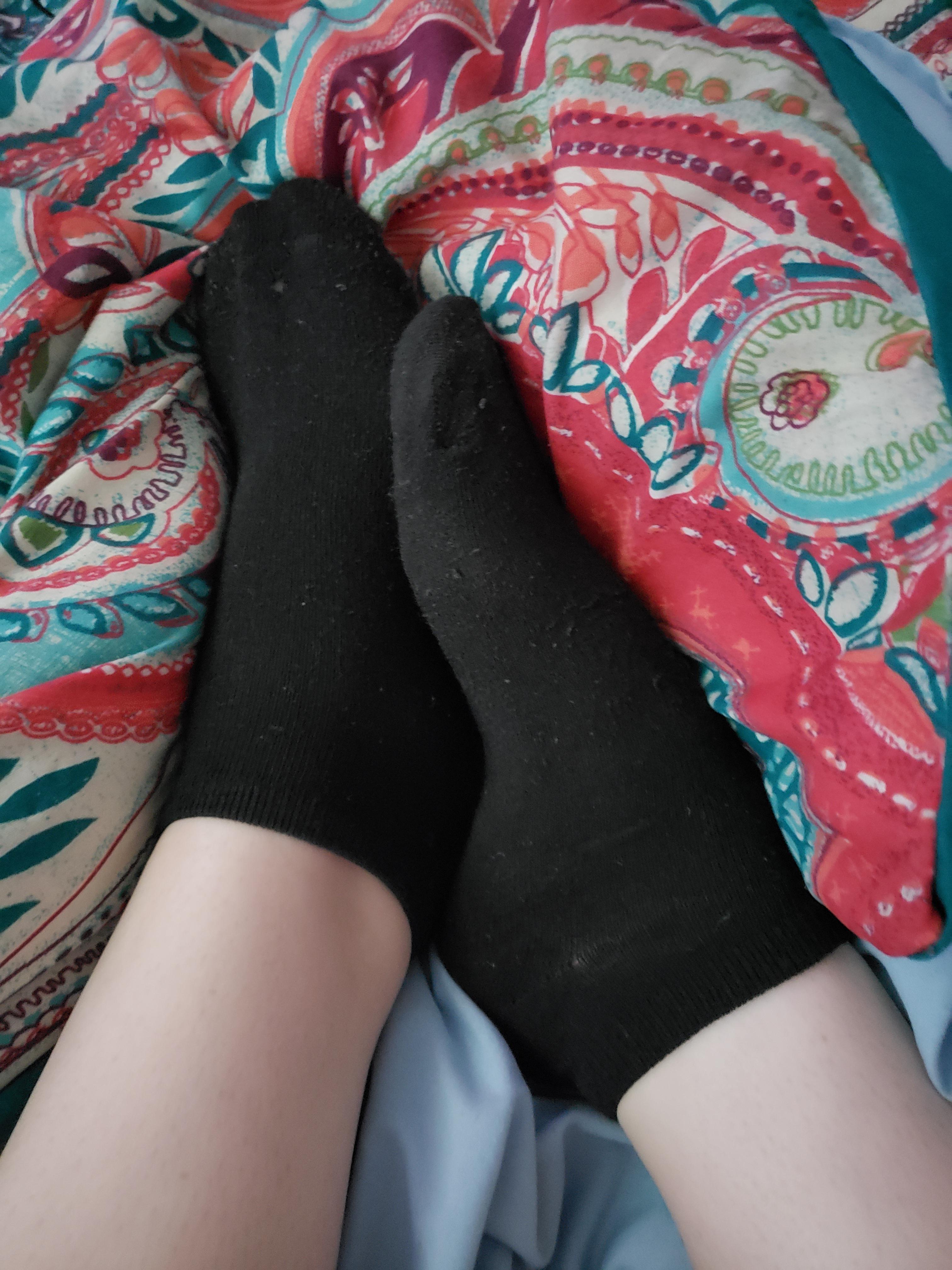 Just worked out in them 😉🦶 sweaty feet and socks. Message me for prices