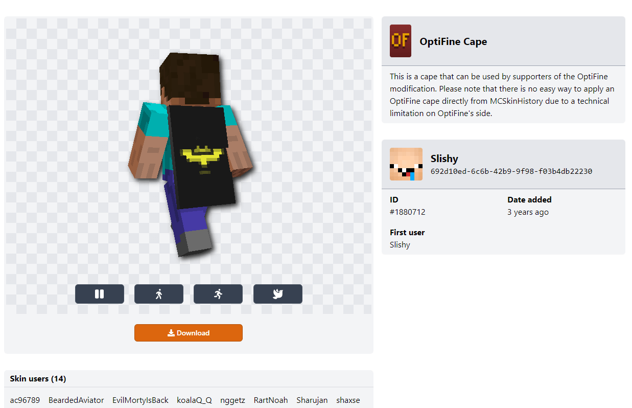 i'm trying to copy someone else optifine cape on needcoolshoes but i
