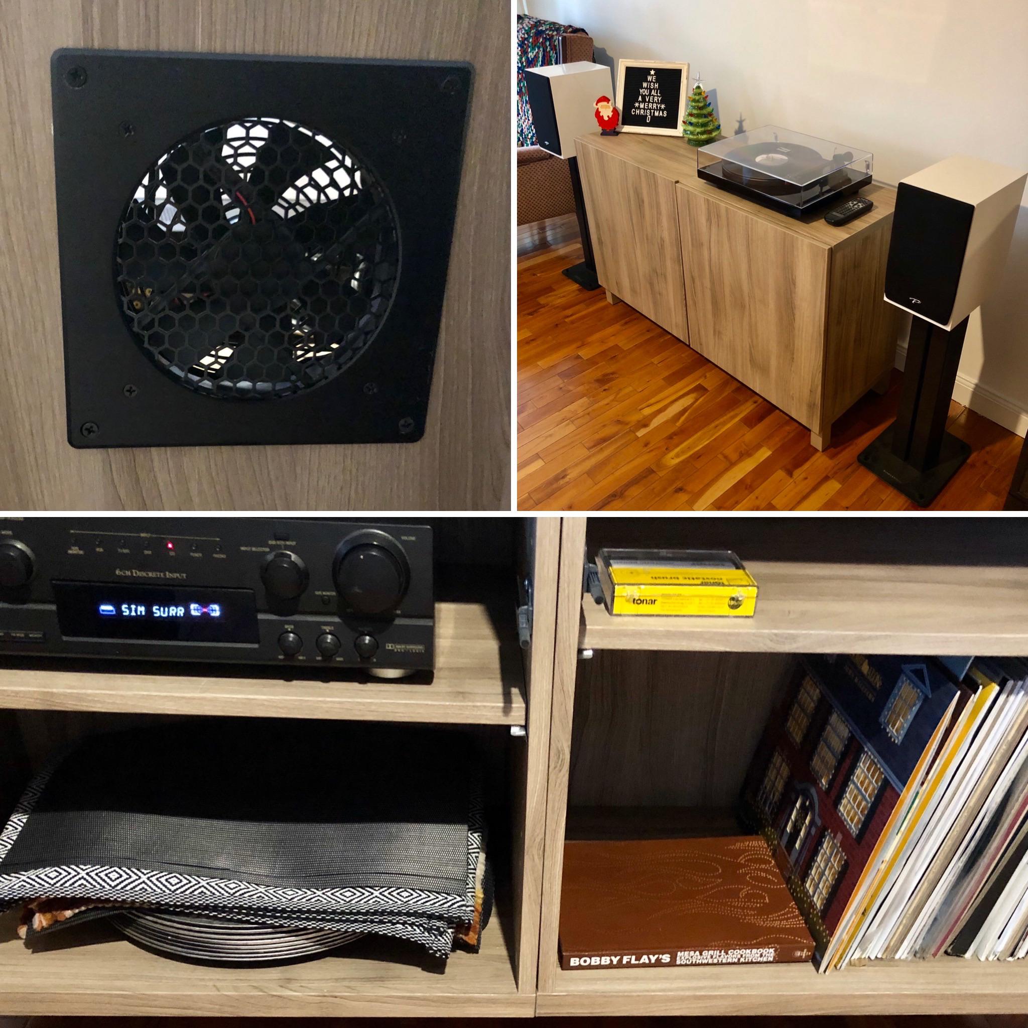 IKEA Besta stand complete. r/vinyl