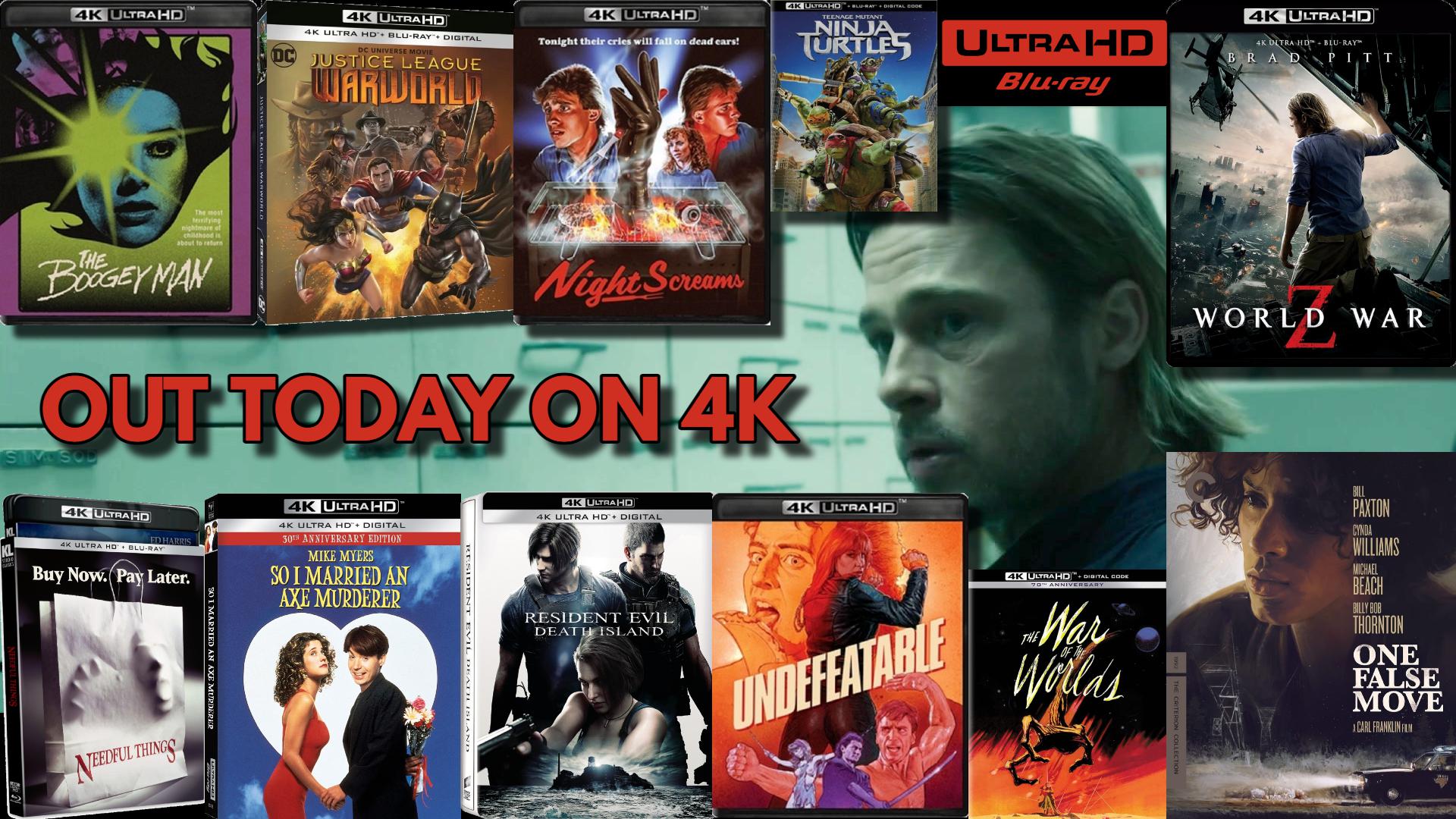 New Releases Out Today On 4K Ultra HD Bluray July 25 (2023) r/HD