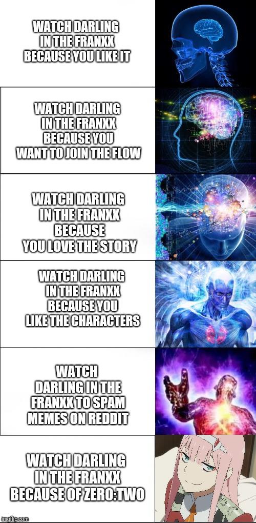 I watch Darling in the FranXX DarlingInTheFranxx