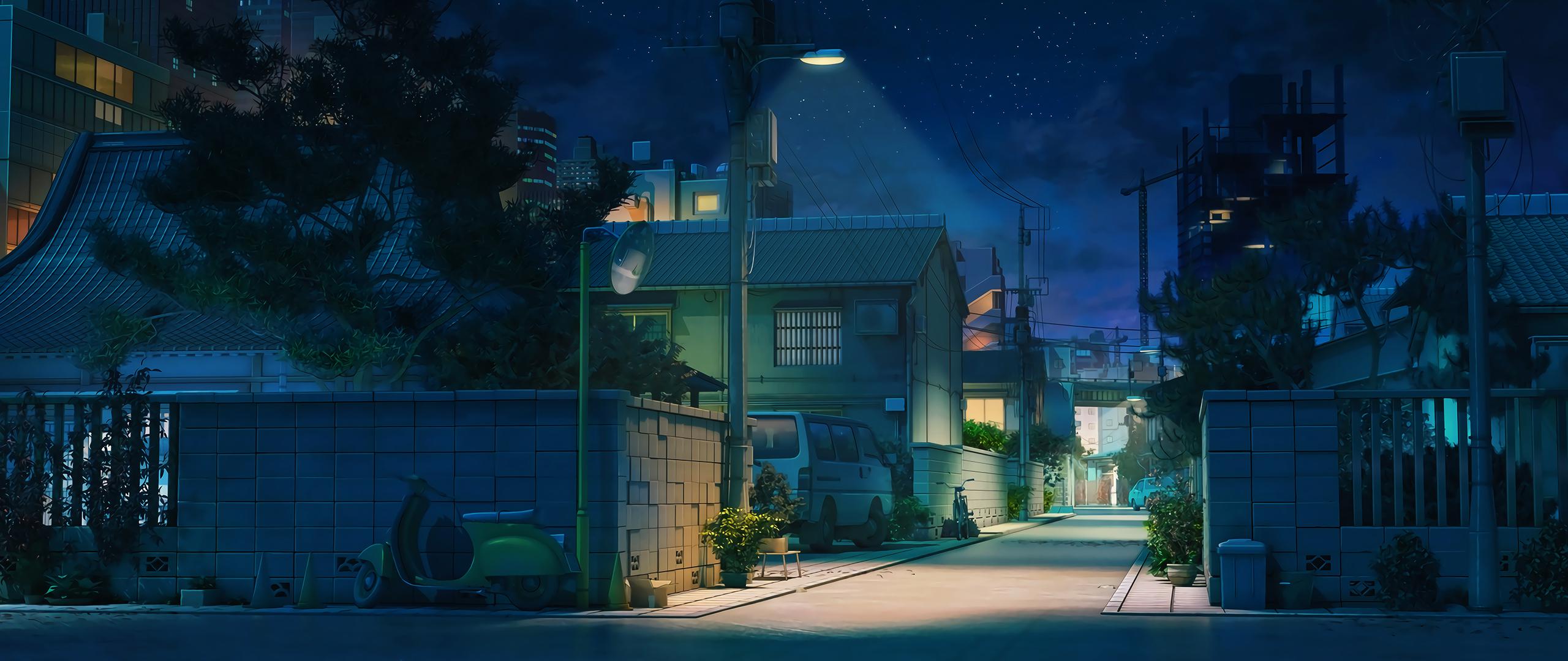 Street Night Art By ArseniXC (2560x1080) r/WidescreenWallpaper