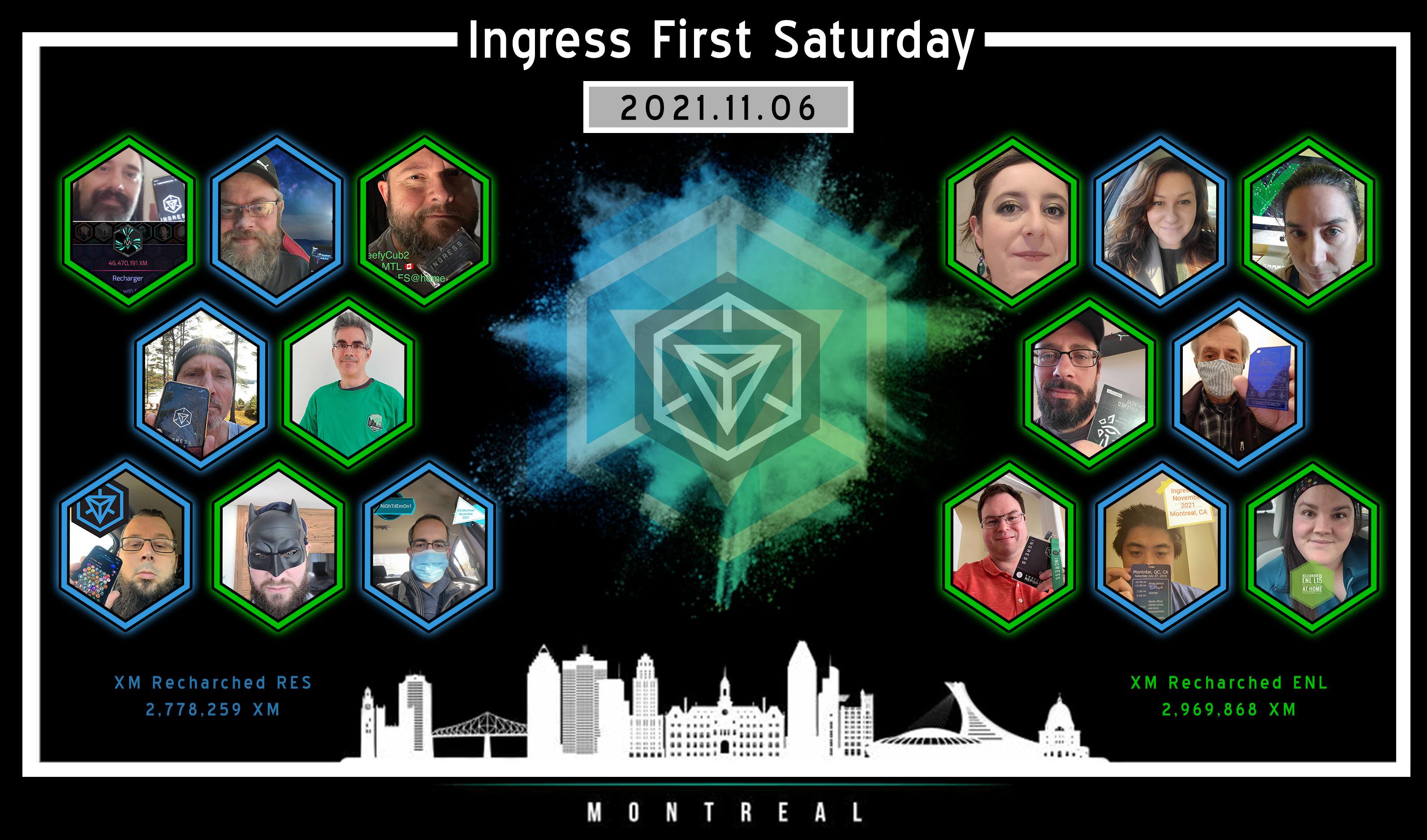 Ingress First Saturday Montreal, Canada November 2021 r/Ingress