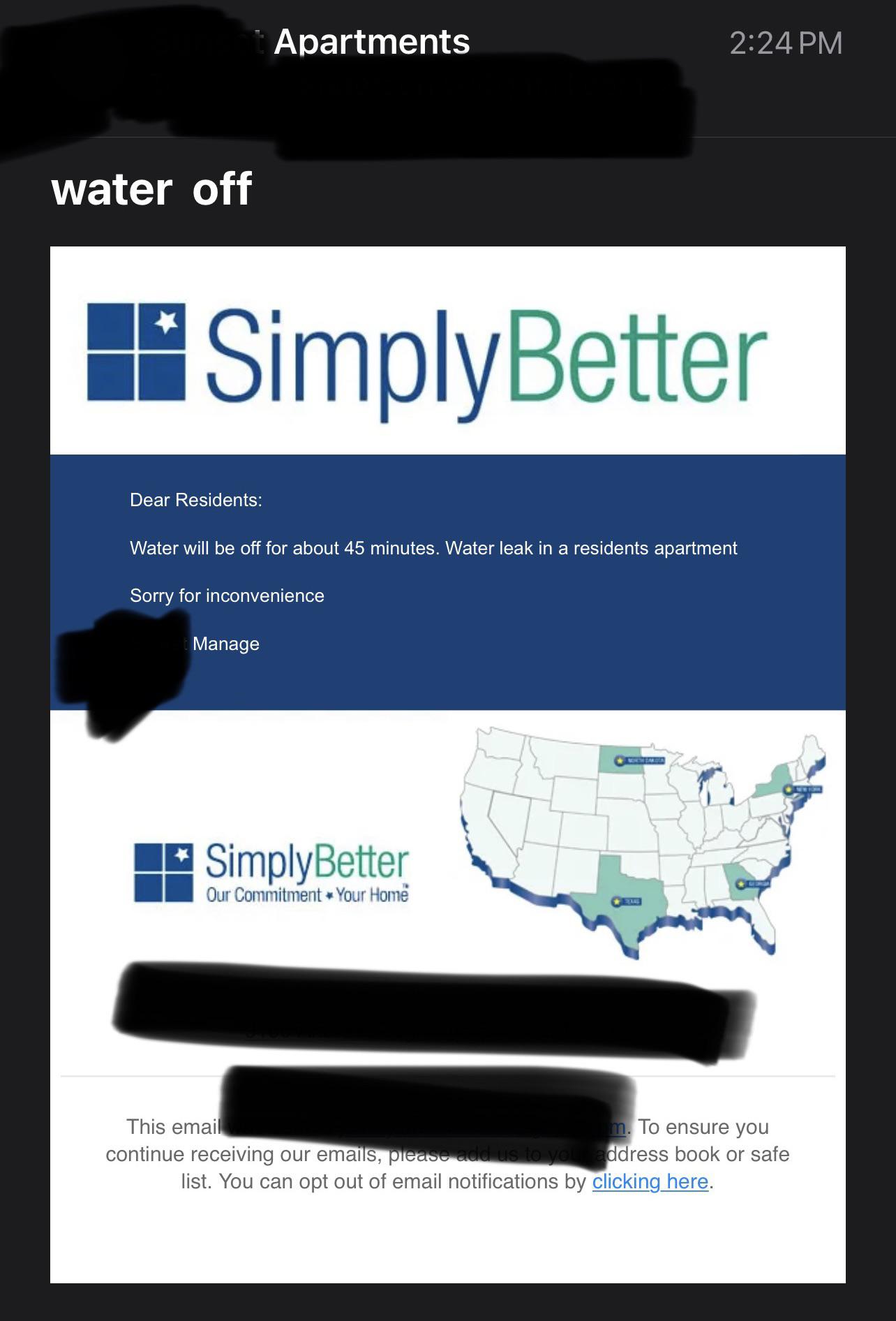 At this point, it’s almost weekly that our water is cut off. Just