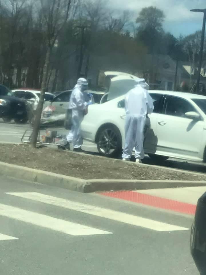 People in full body suits spotted at Litchfield Stop & Shop 😂 r