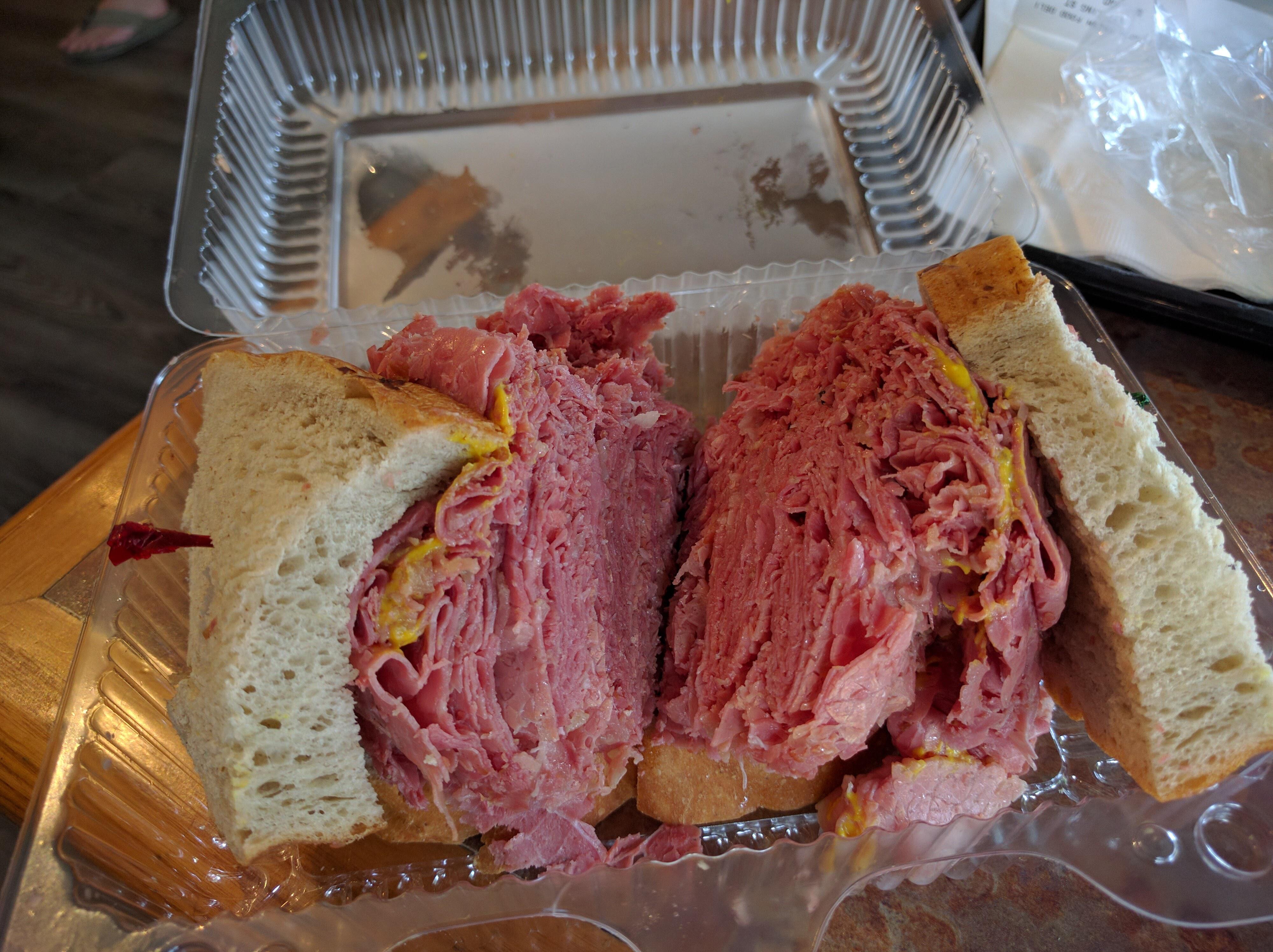 Corned Beef Stacked High on Fresh Rye r/FoodPorn