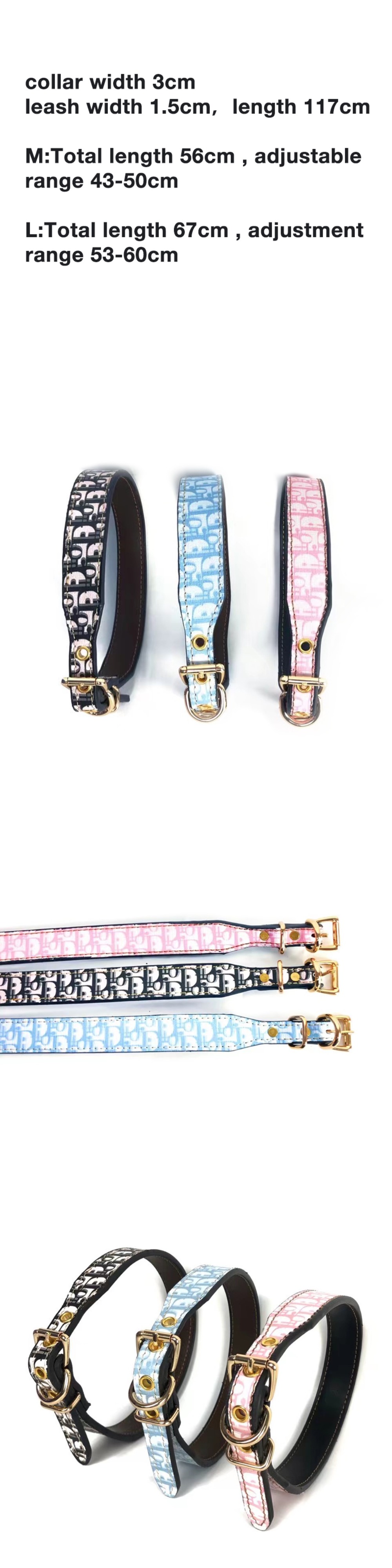 Dior Collar & Leash r/ForFashionPuppy