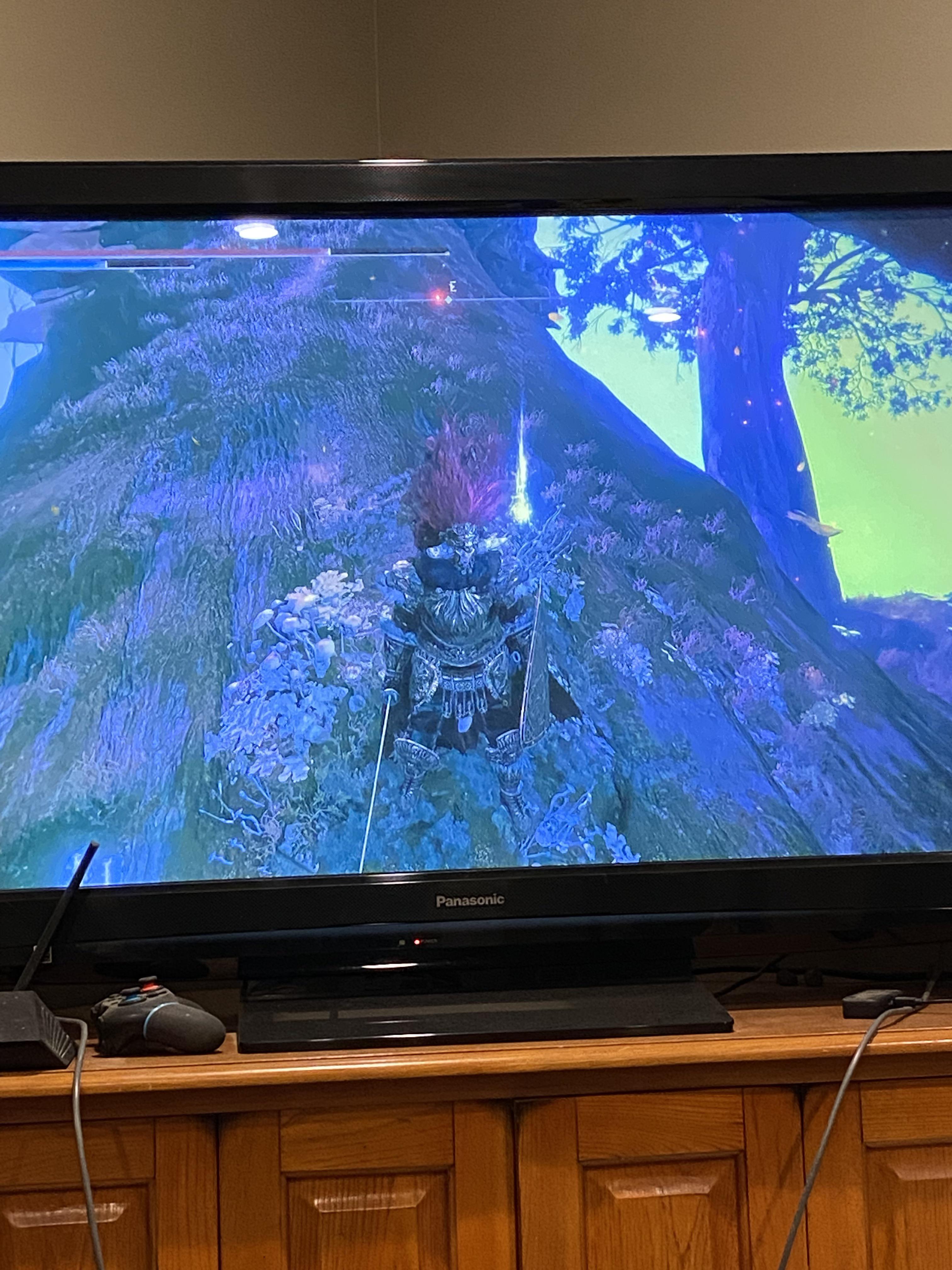 The big bubble blowing bastard died midair when I killed him in the