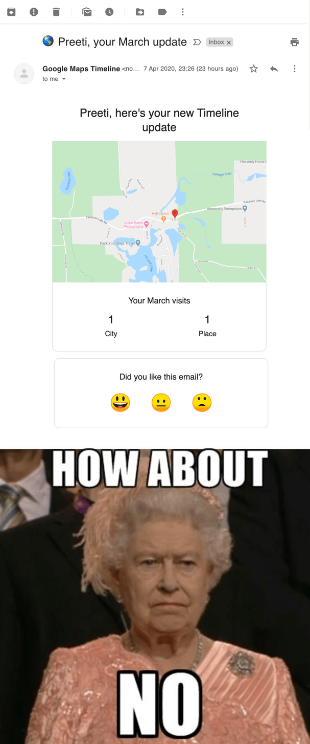 Thanks Google meme