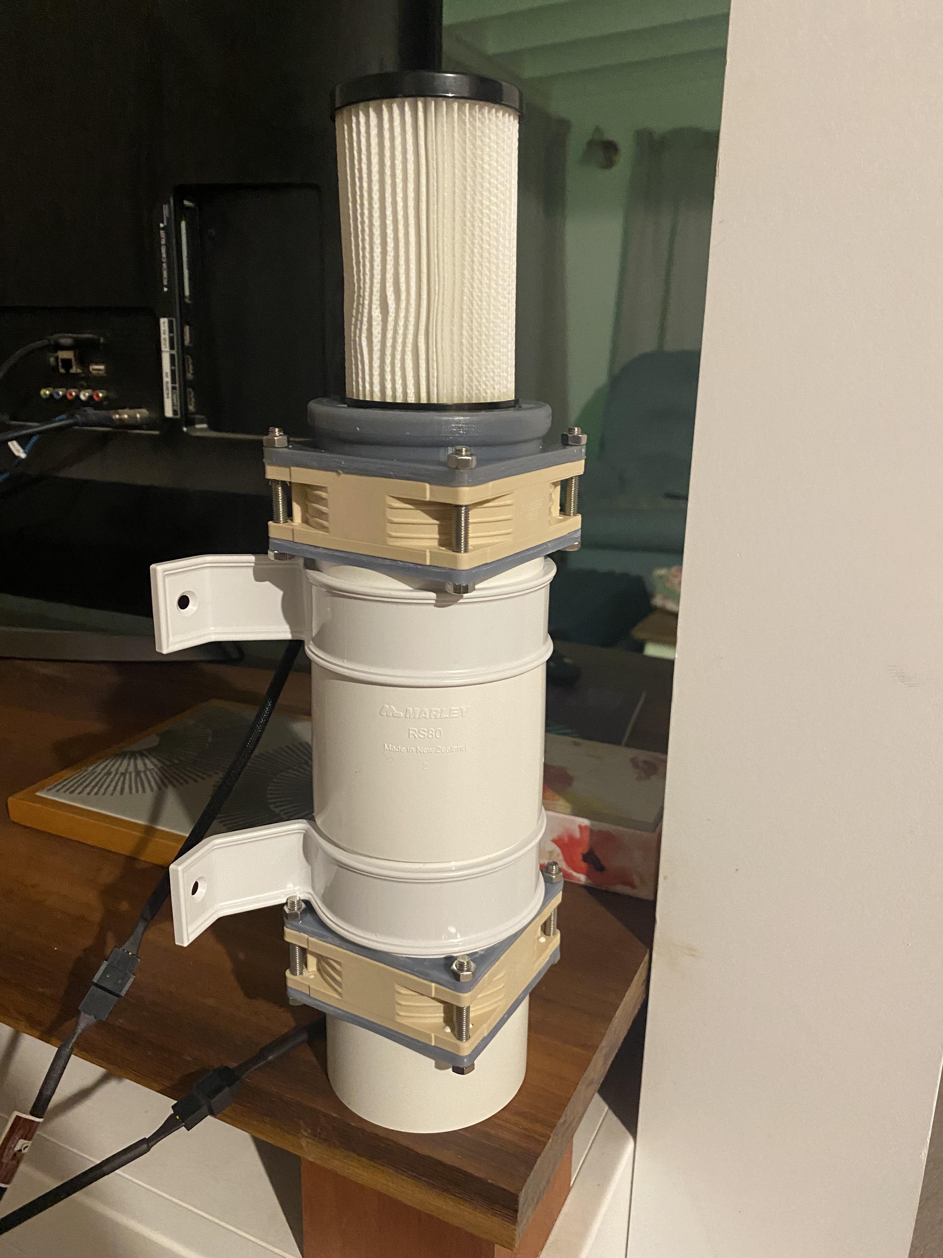 Hepa/activated charcoal filter r/resinprinting