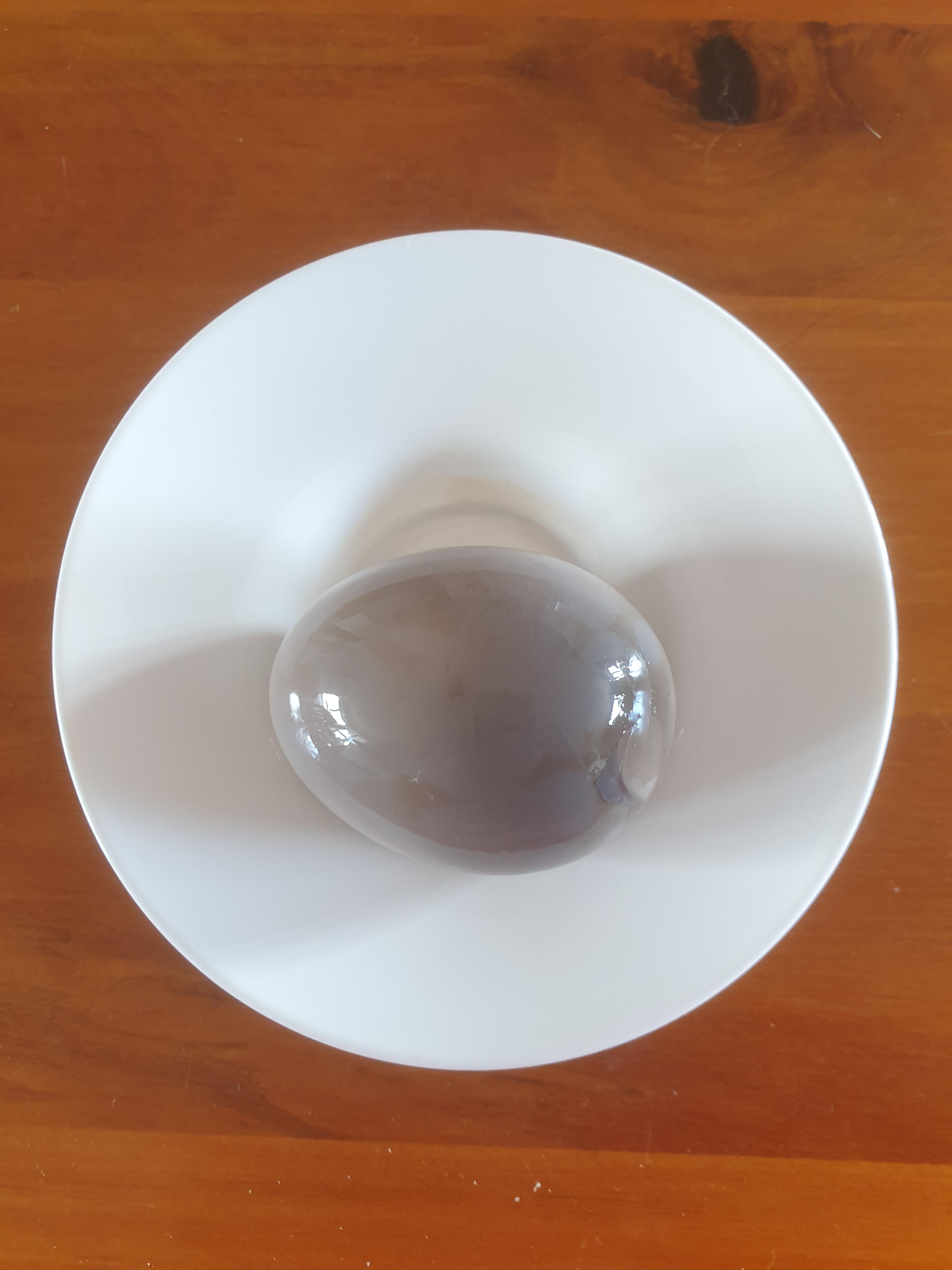 Made pickled eggs with malt vinegar, because, well, malt vinegar is nicer. Big mistake. They