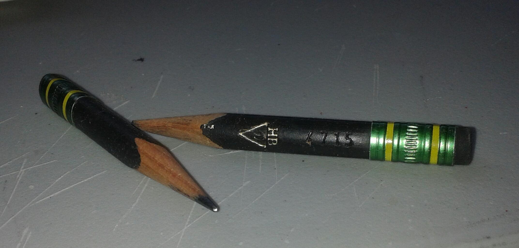 The last remnants of the best pencils ever made and never to be seen