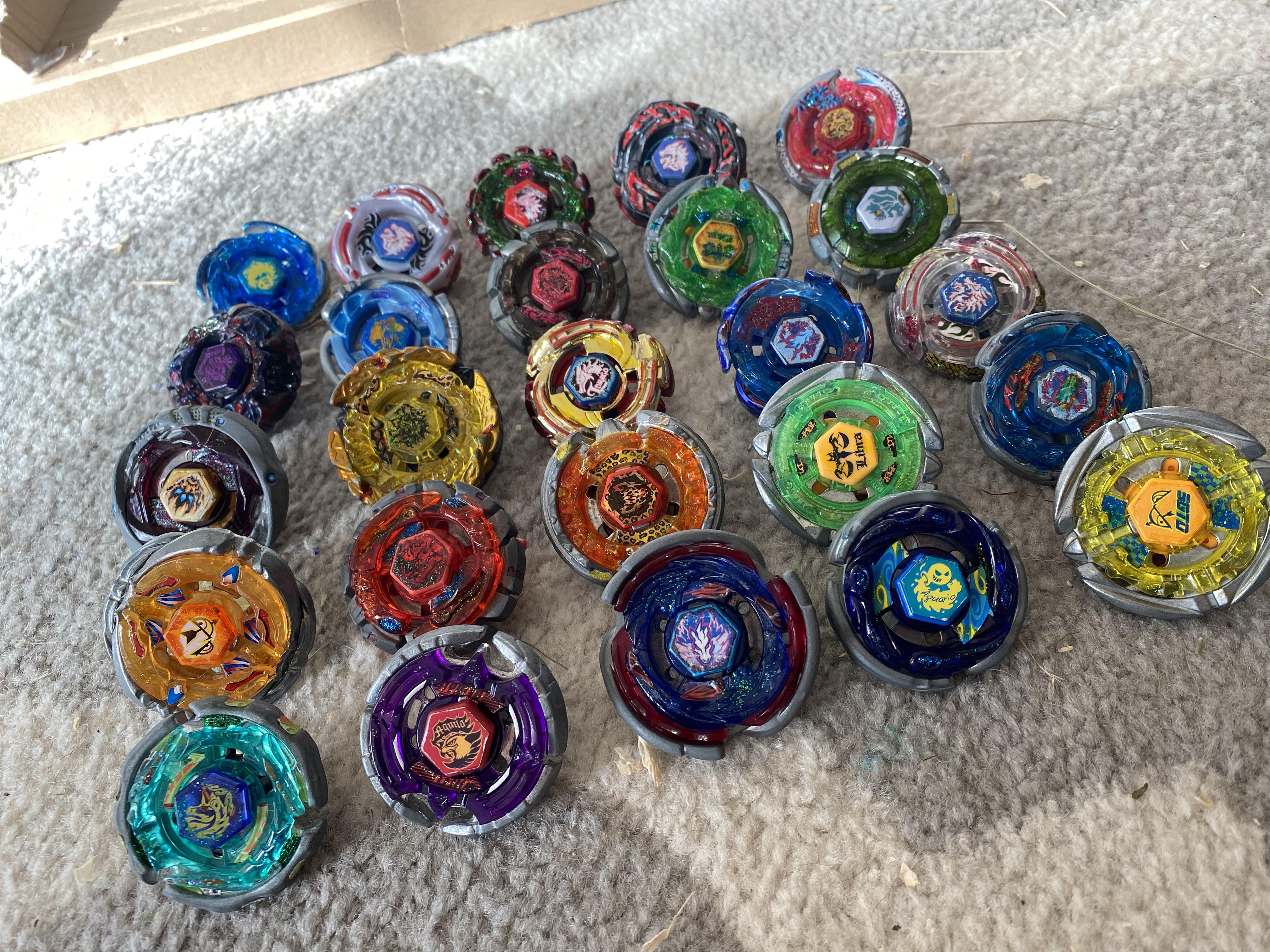 I found me and my brothers old metal beyblade collection when cleaning