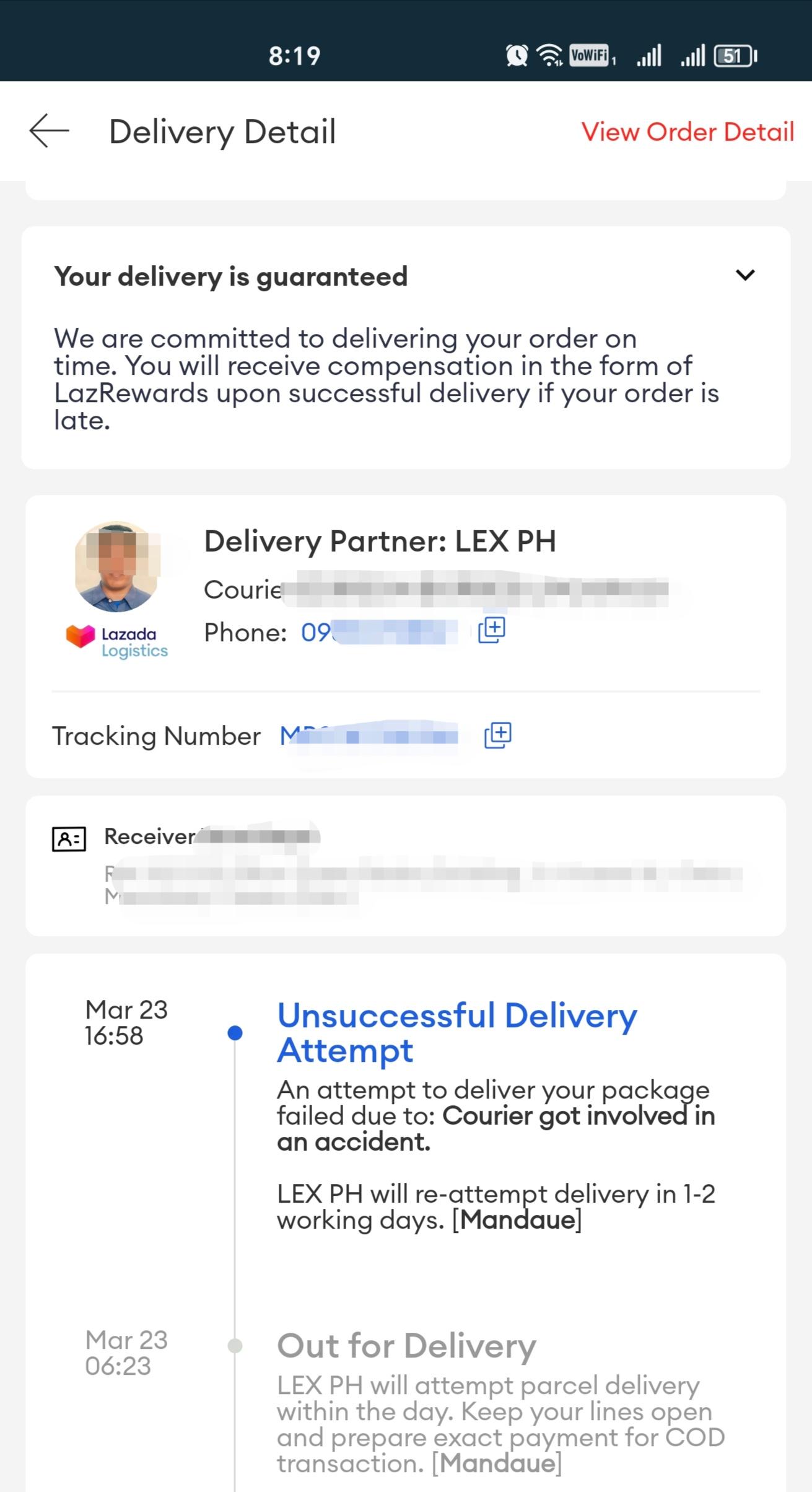LEX PH Delivery Rider Got Involved In An Accident