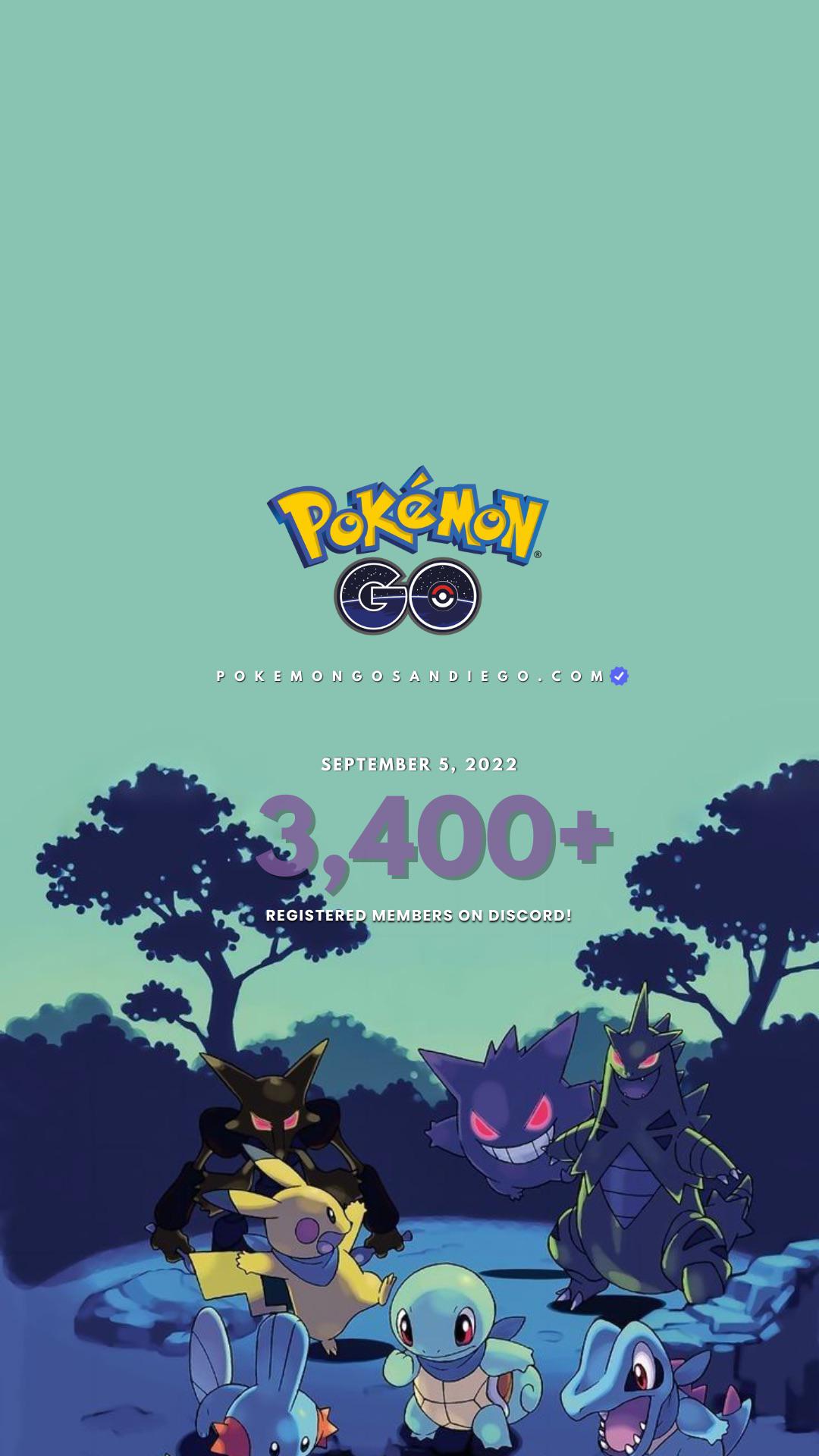 The most active discord community for Pokémon GO is in San Diego! 🙌🏻