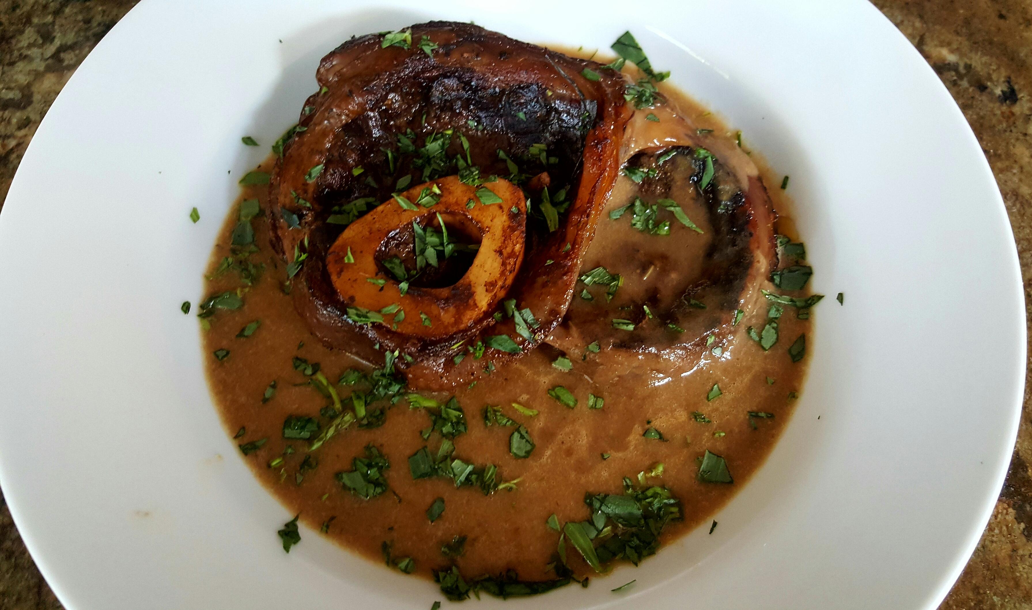 Beef Shank in tarragon Red Wine sauce r/food