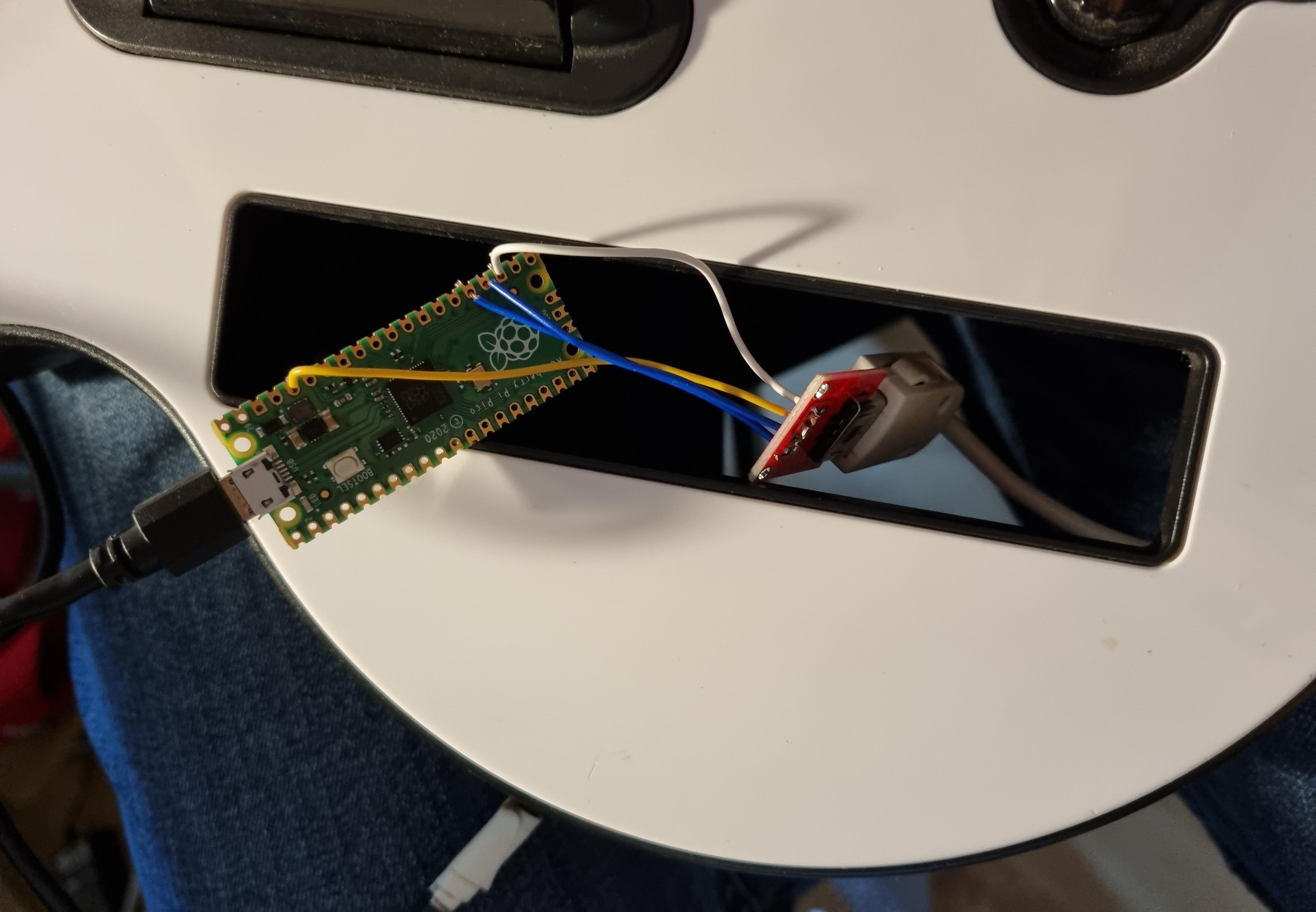 Made myself an adapter. I can use my Wii guitars on PS3 and PS4 now