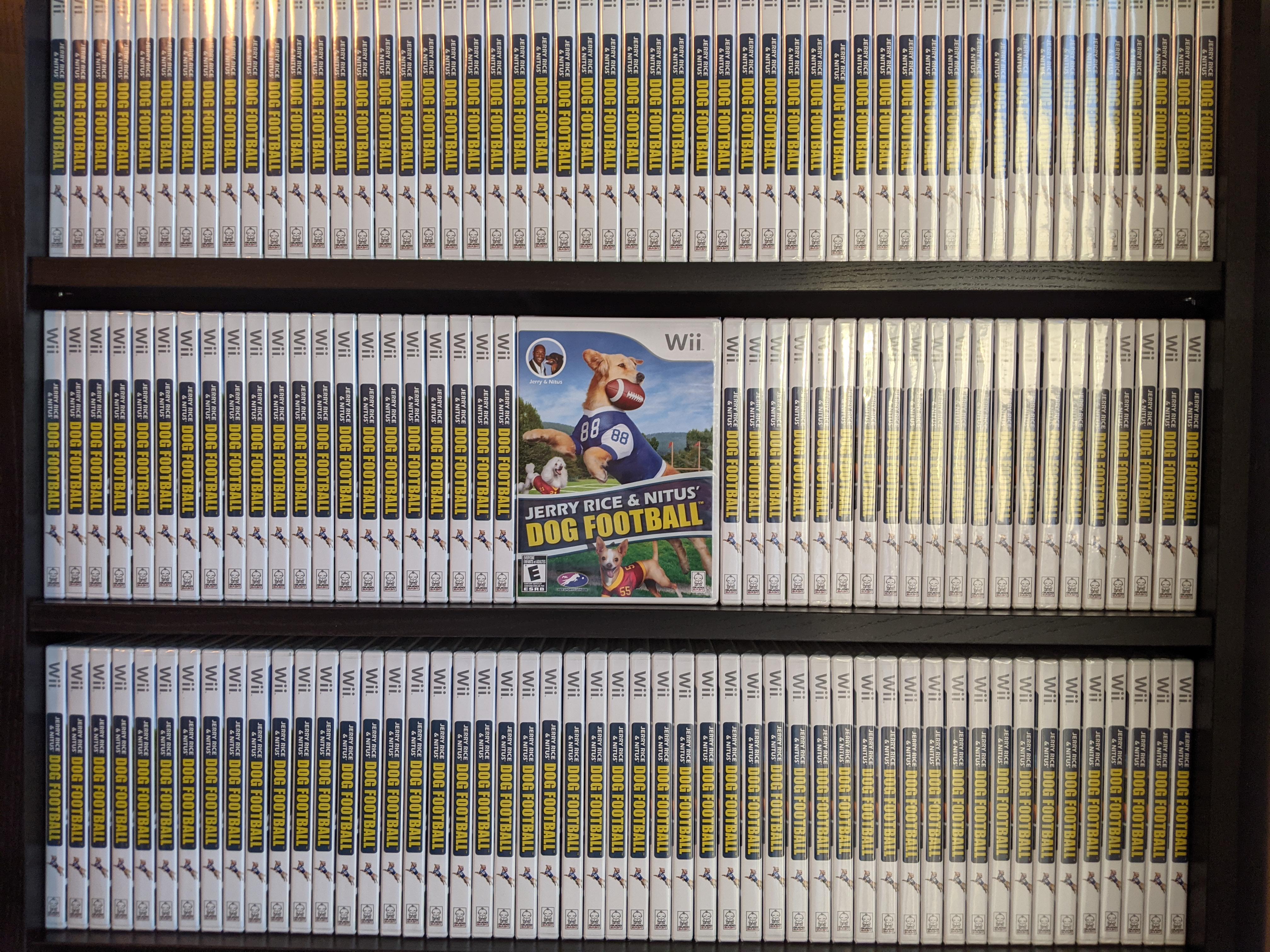 My Jerry Rice and Nitus' Dog Football collection r/gamecollecting