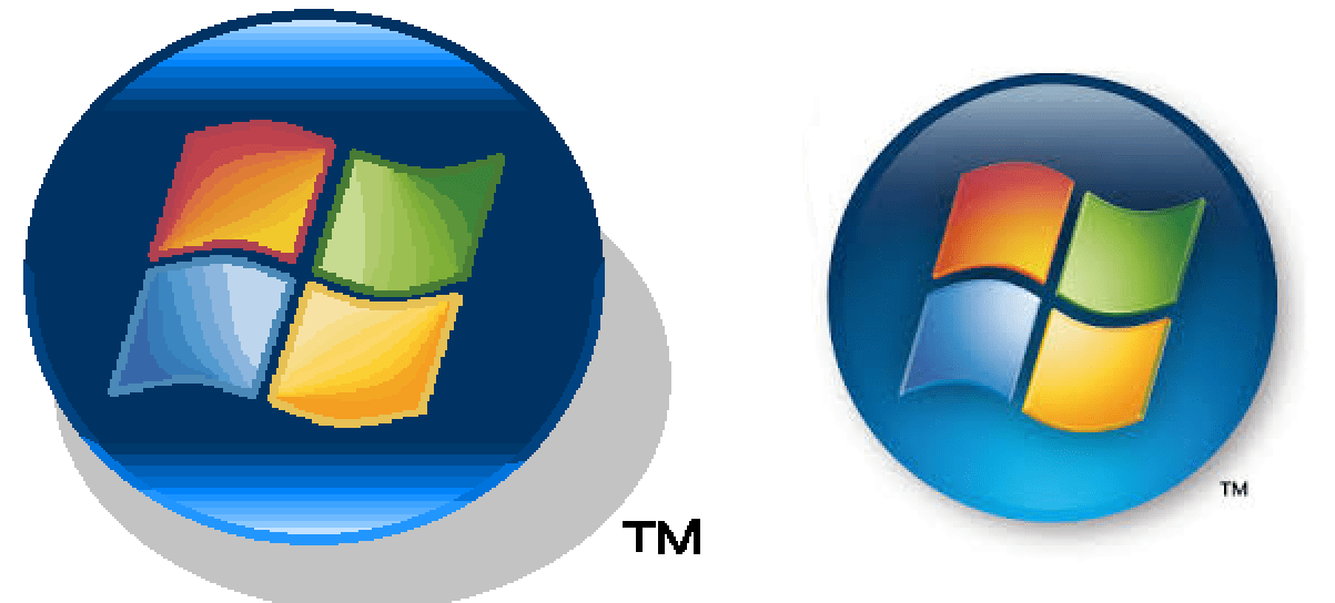 My best attempt at recreating the Windows Vista logo r/mspaint