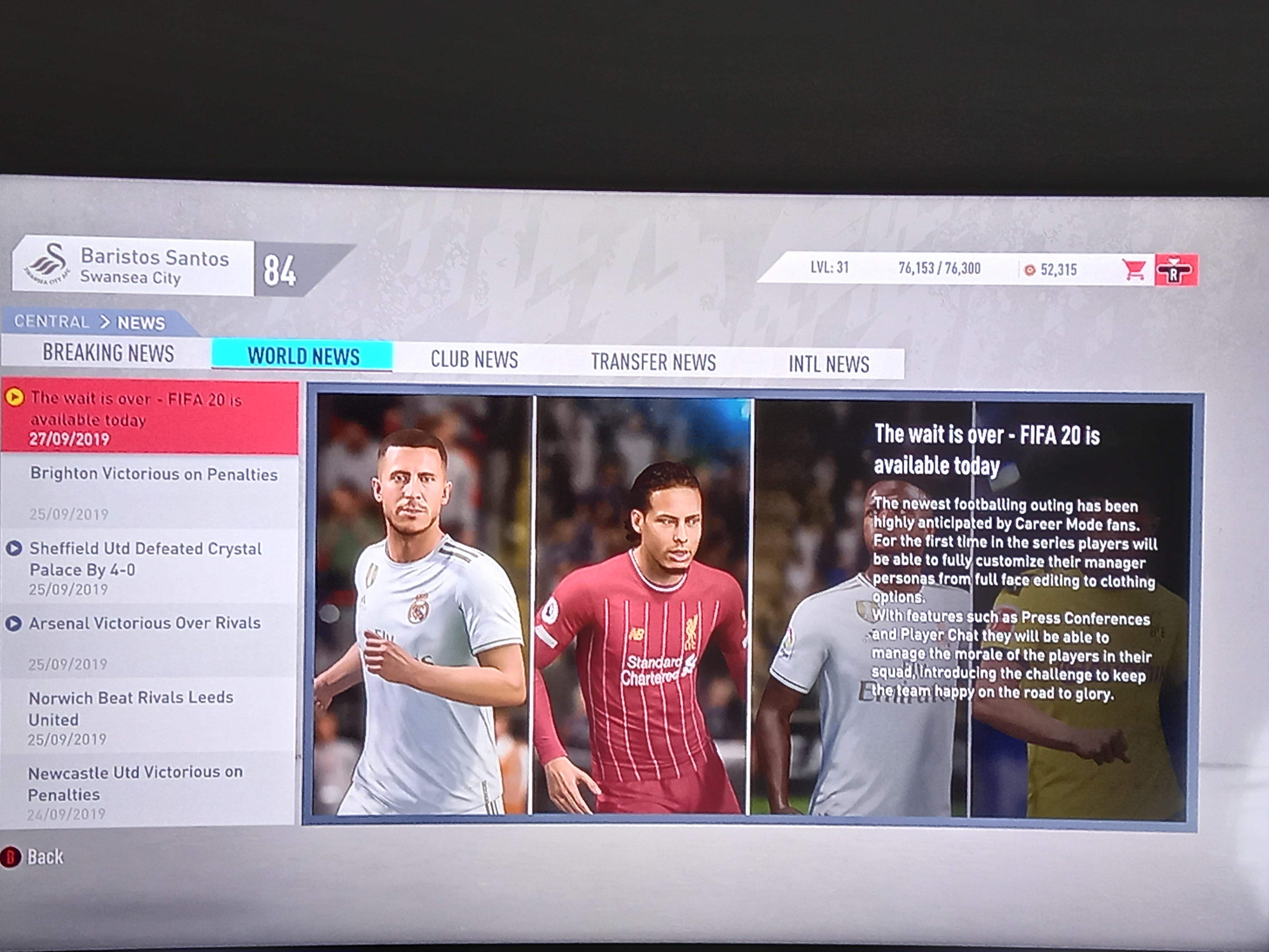 Is this normal in career mode... ( Fifa 20) r/FifaCareers