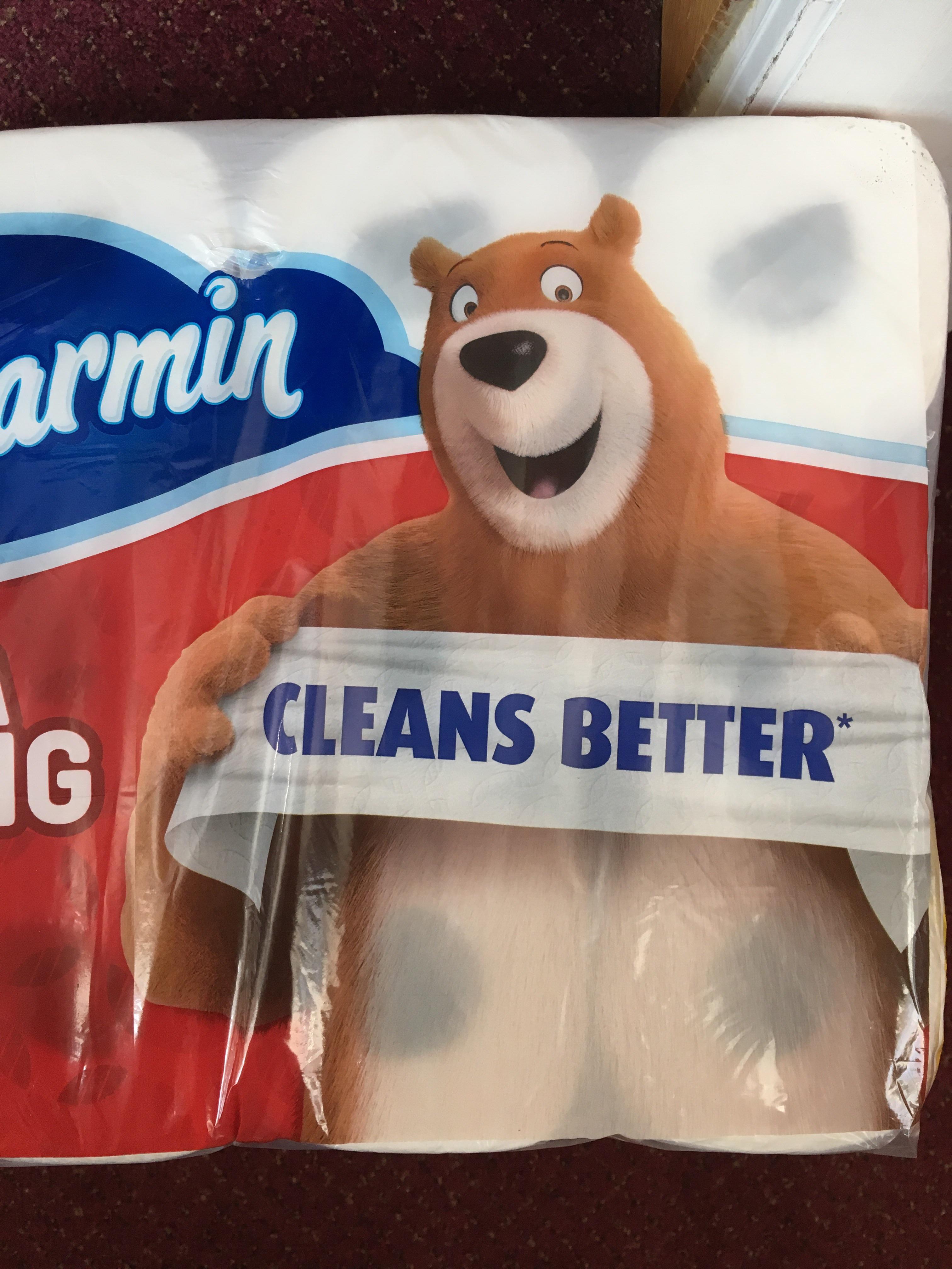 Using Toilet Paper Bear