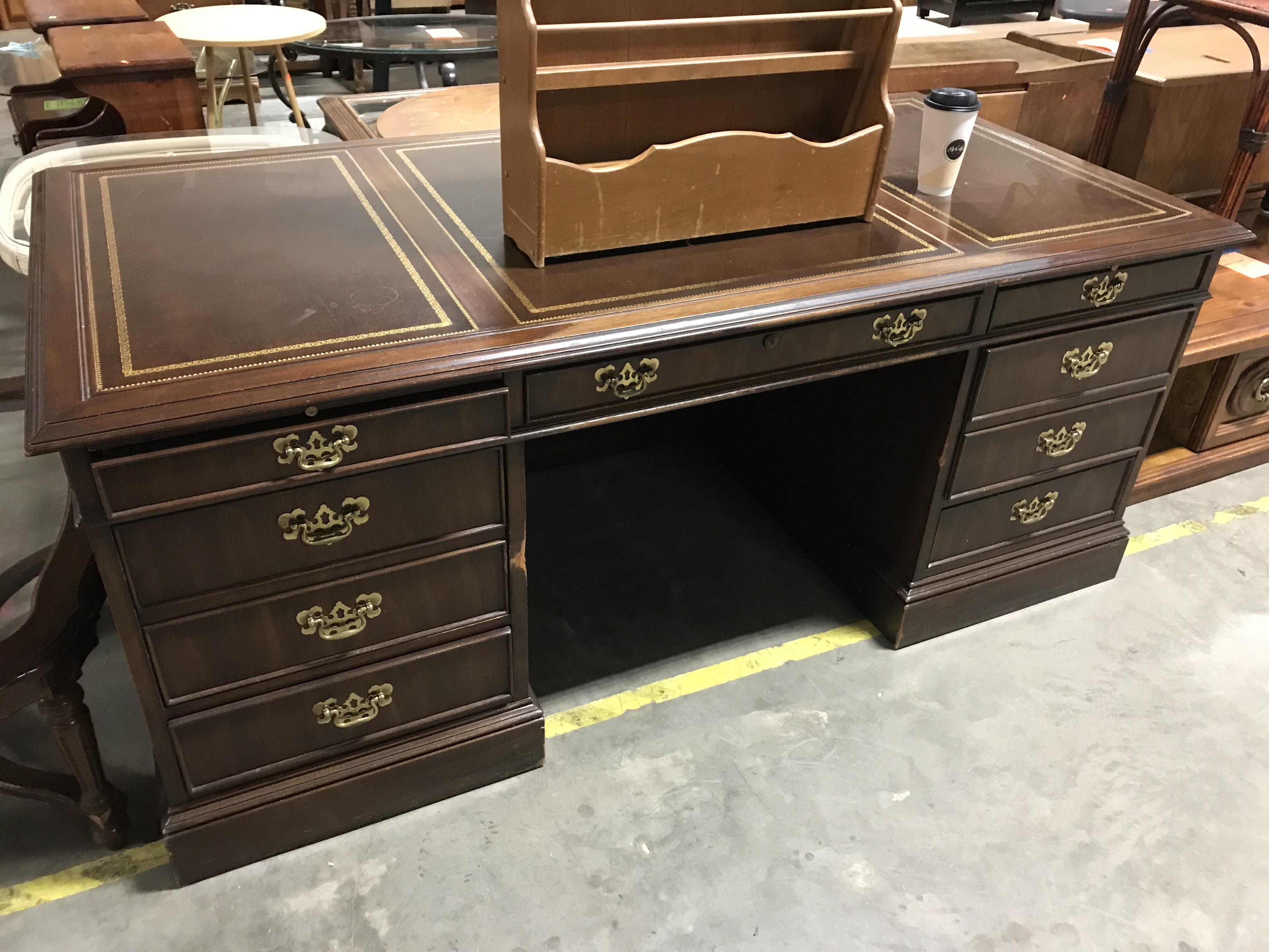 Bought this Sligh Executive desk for 80 from the local Habitat ReStore
