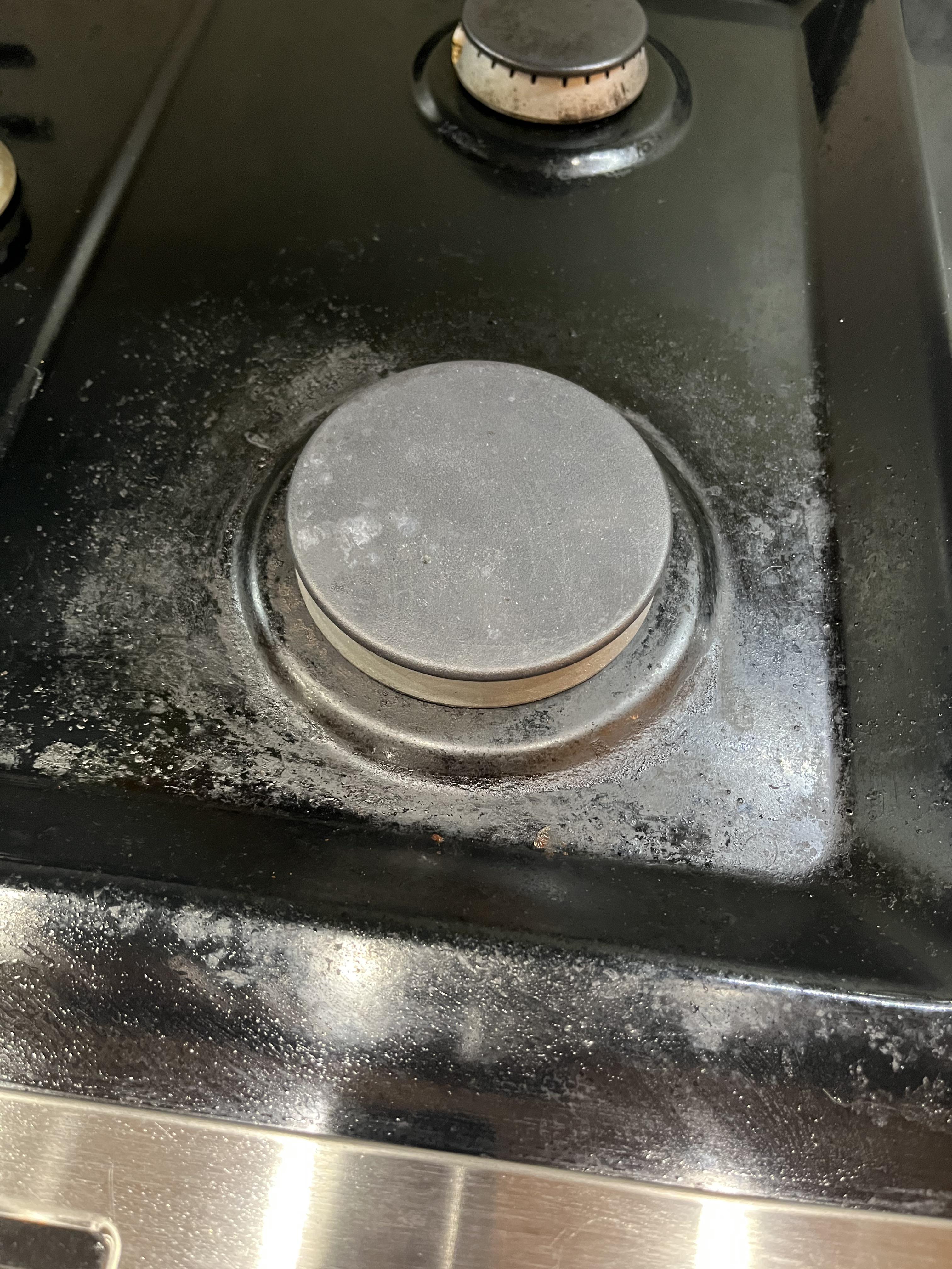 How to clean gas range with baked on spills? r/howto