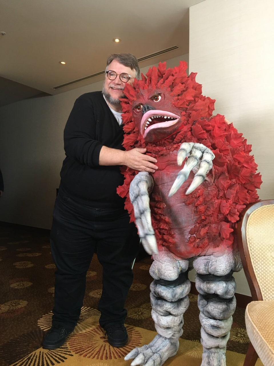 Guillermo del Toro hugging Pigmon r/Ultraman
