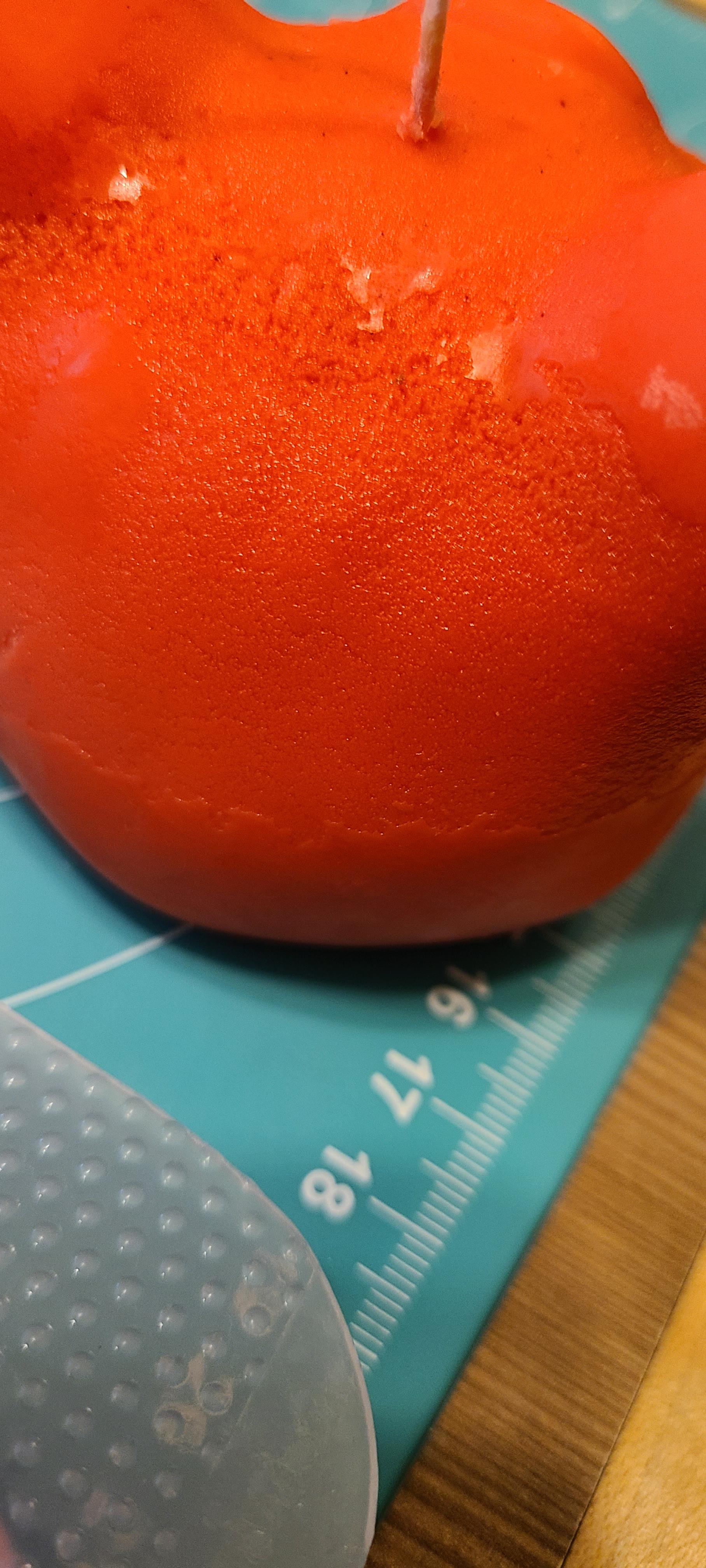 How do you stop a silicone mold from taking off the top layer of a