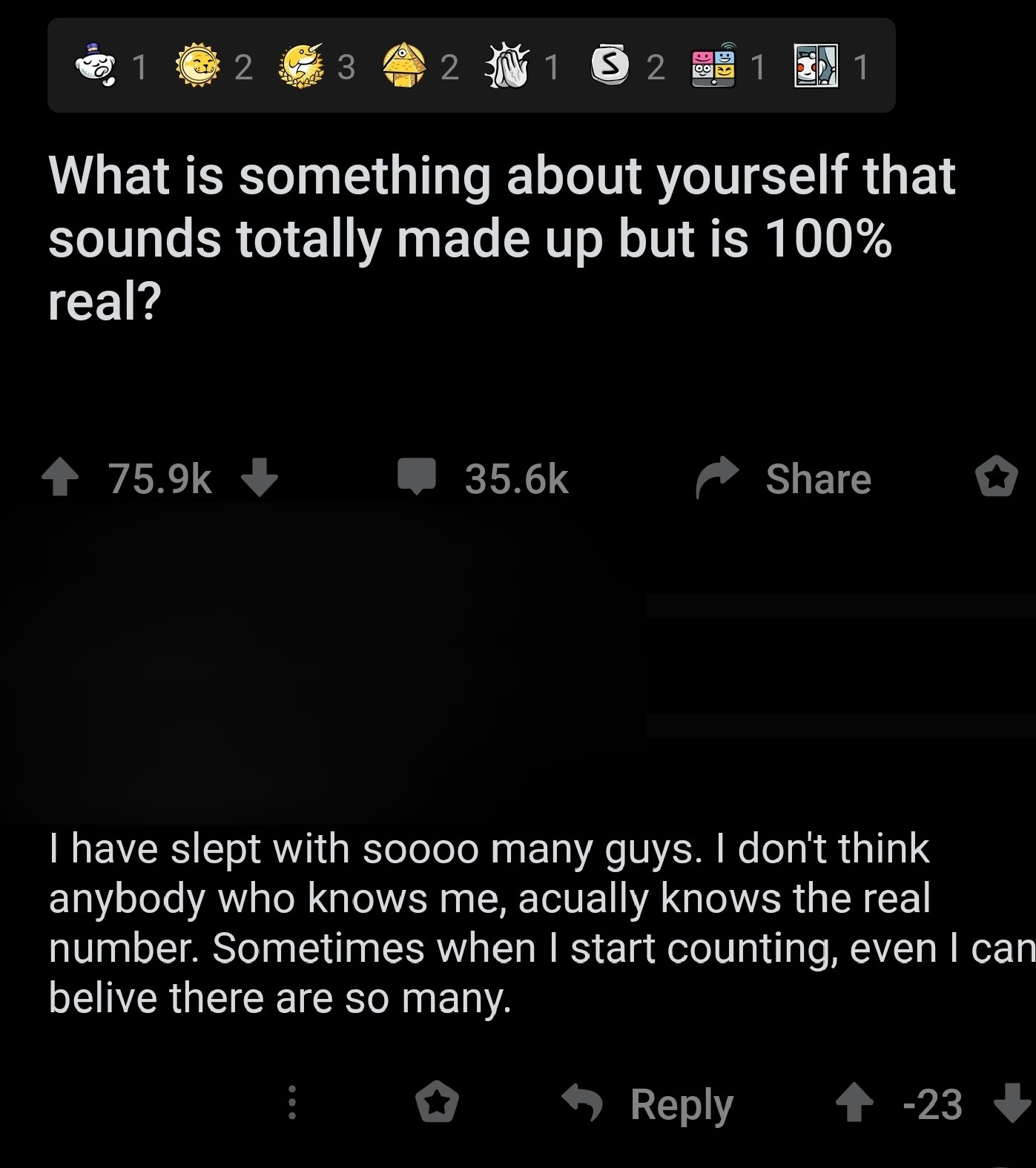 Yes that does sound fake doesn't it. r/ihavesex