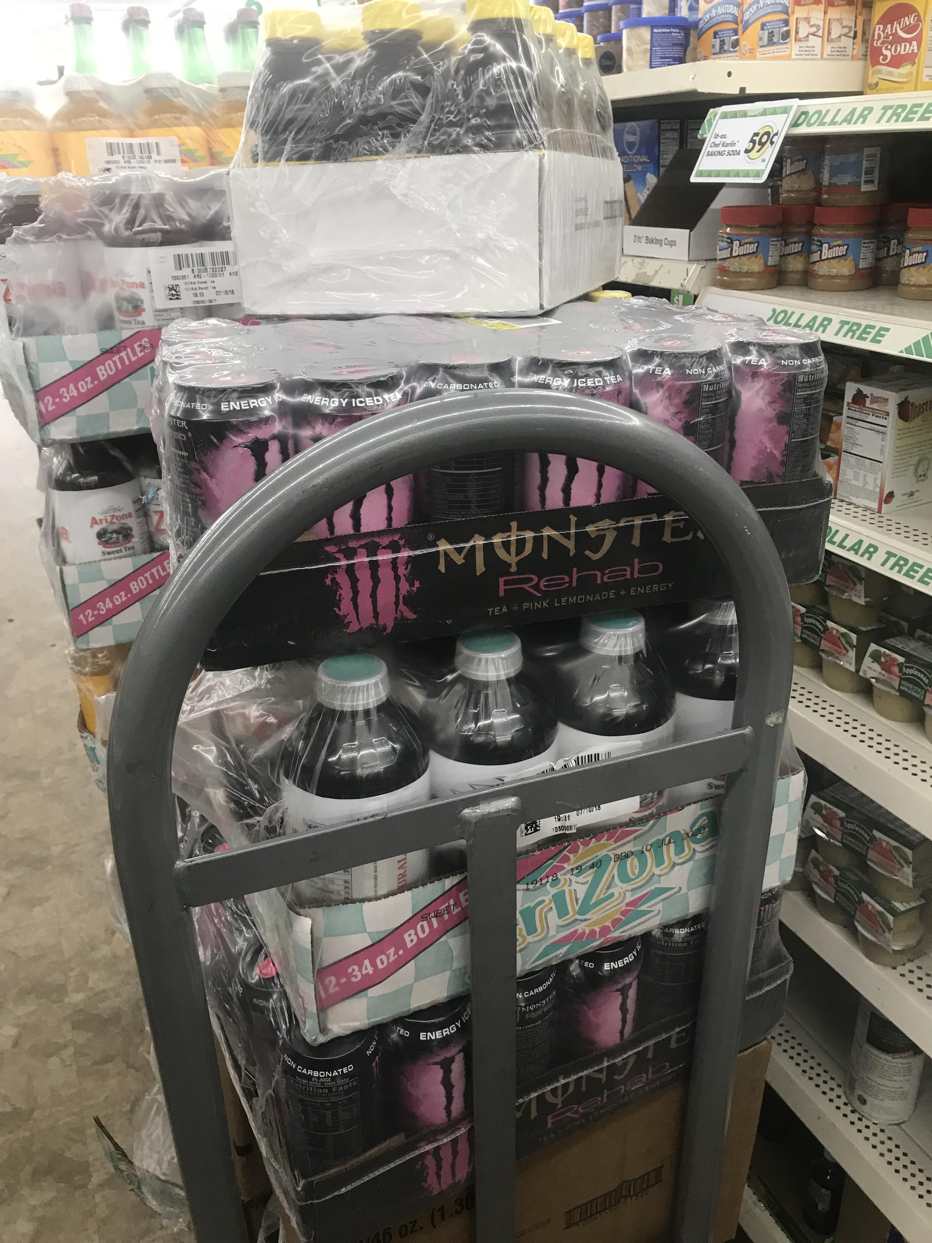 Monster at Dollar Tree. Saw these the other night, went back just now, still there, about to hit