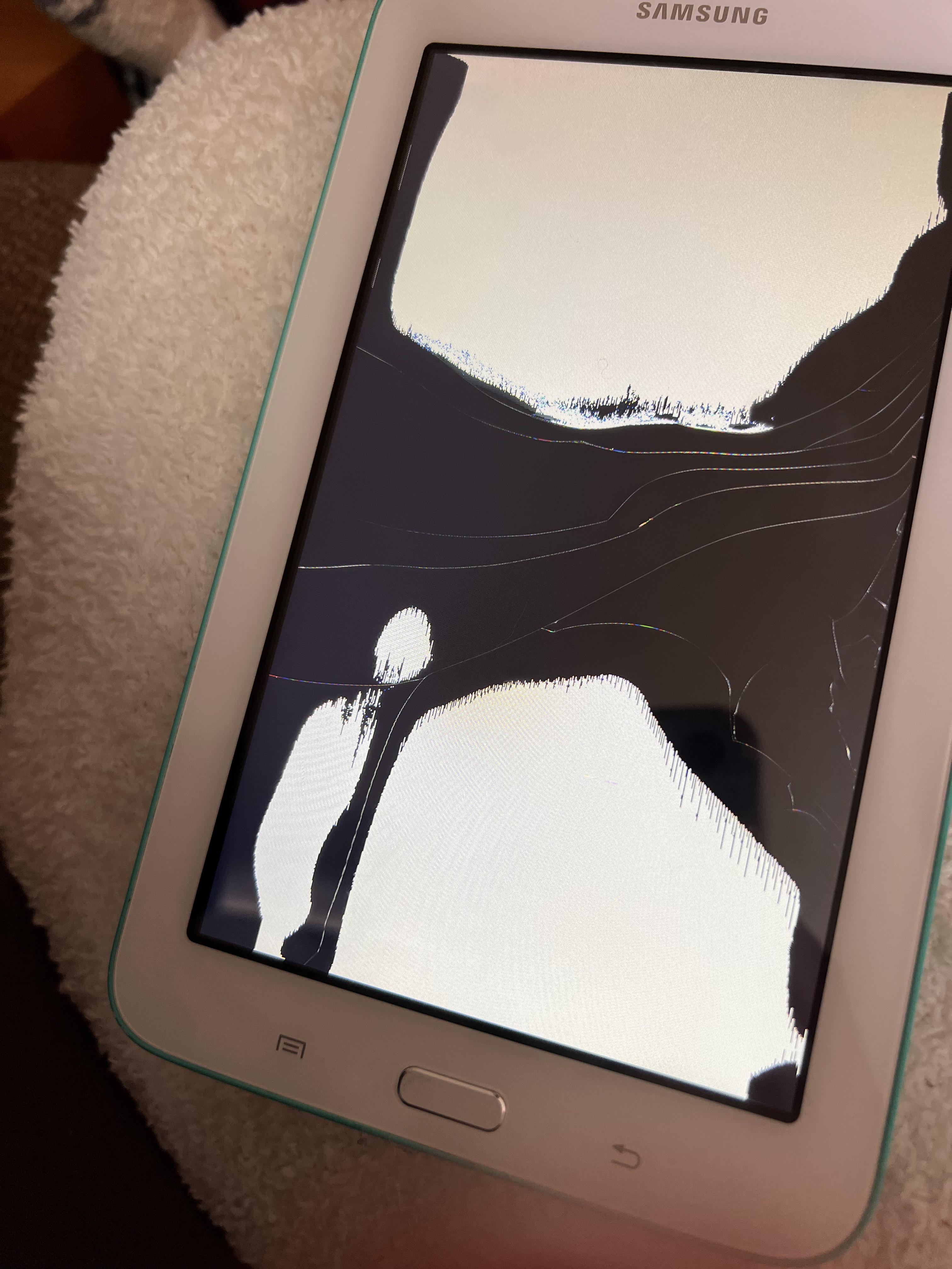 This tablet is pretty old but it has pics of my daughter on it when she