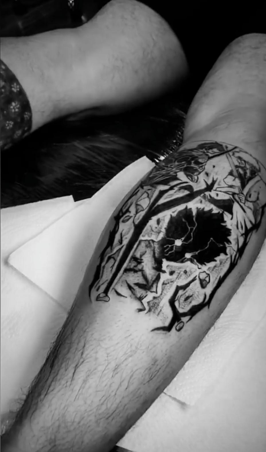 24+ Anime Tattoo Leg Sleeve