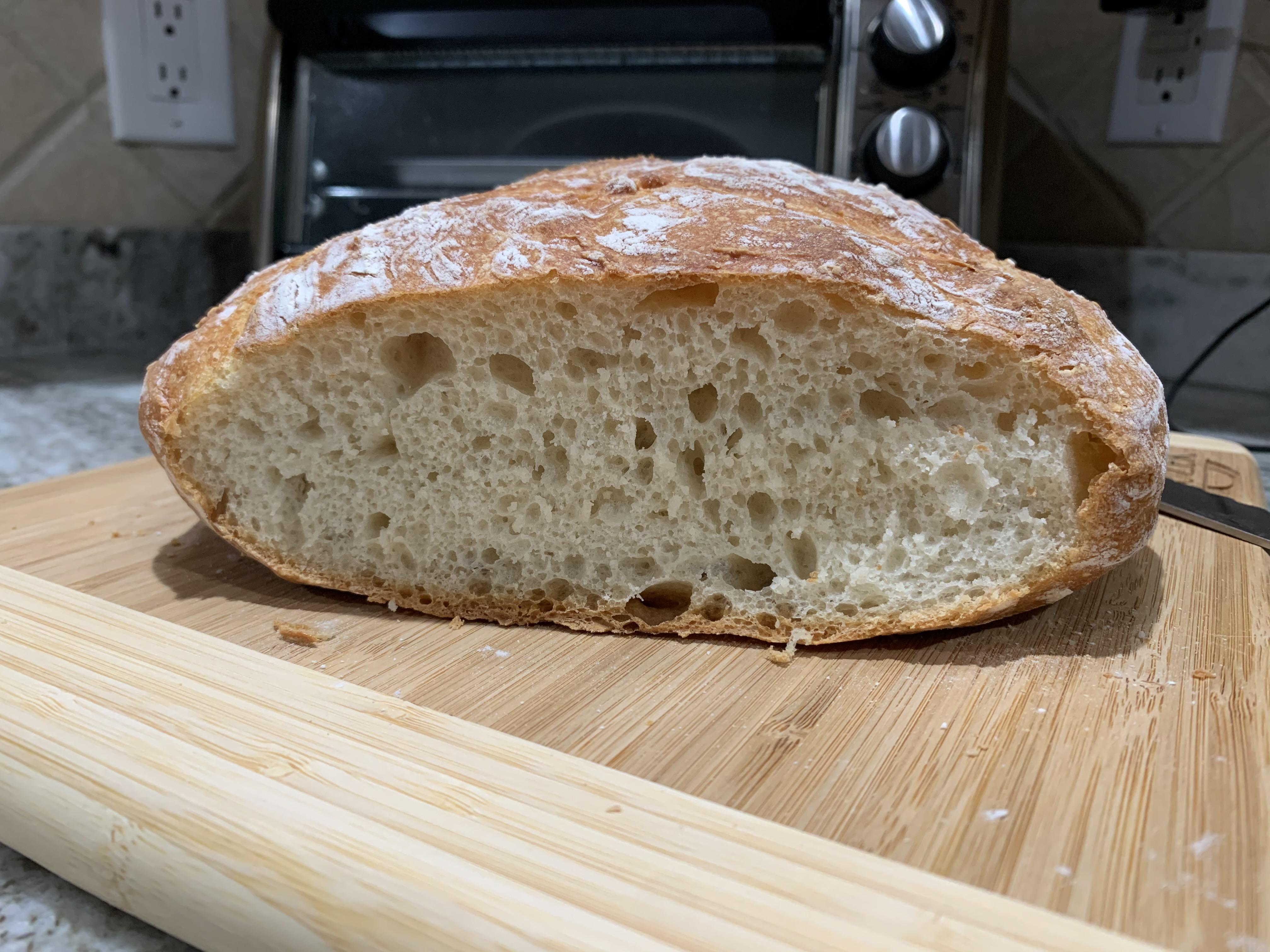 I finally nailed this French boule recipe on my 6th attempt. Happy day