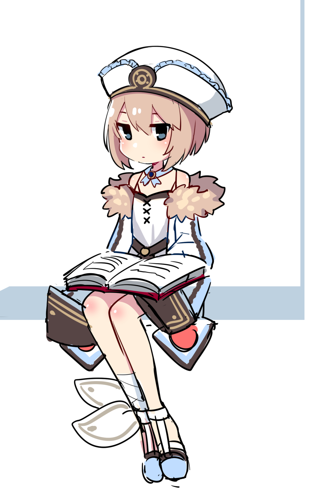 "Yes? Can I help you?" gamindustri