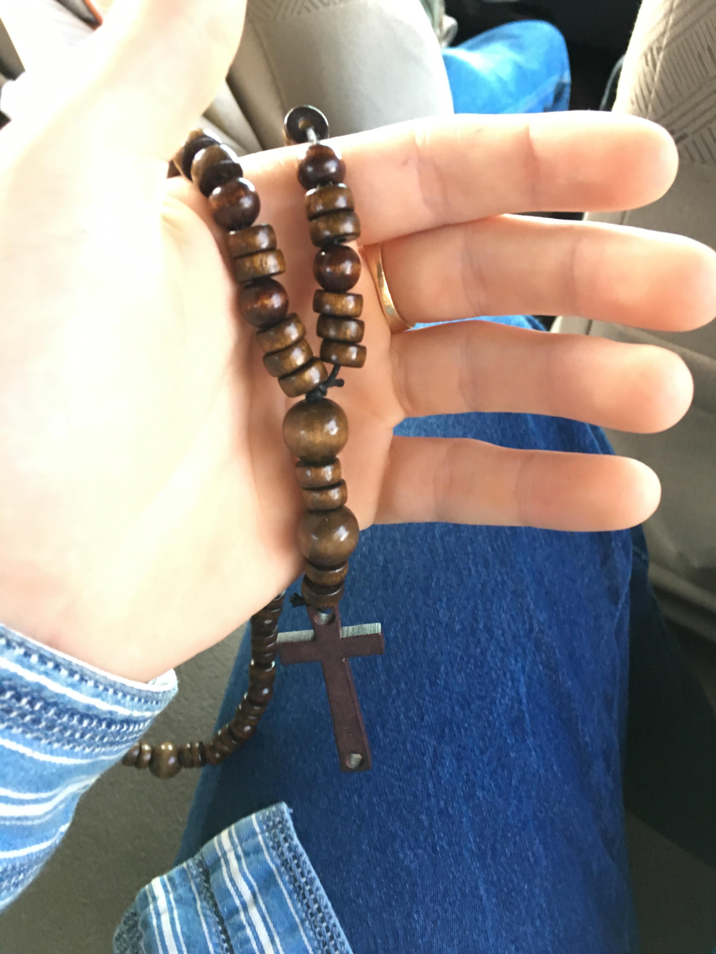 Made these prayer beads the other day. Making them was enough to