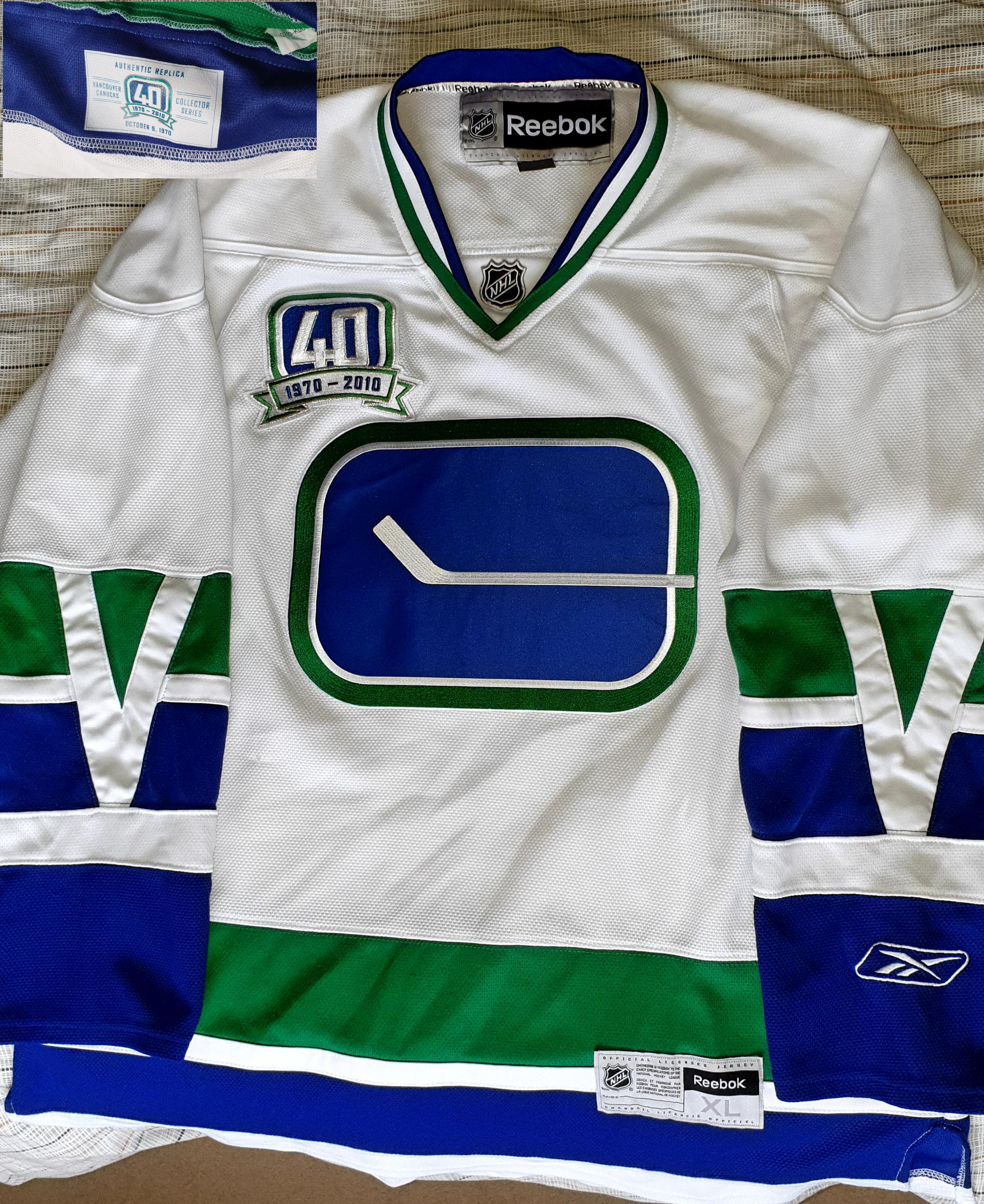 Canucks 40th Anniversary hockeyjerseys