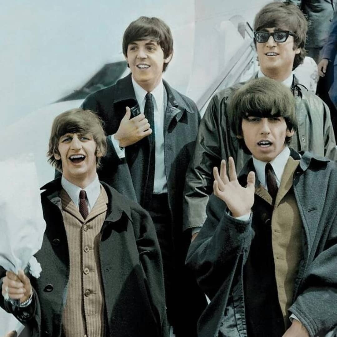 What were the first signs of The Beatles' evolution from a standard pop