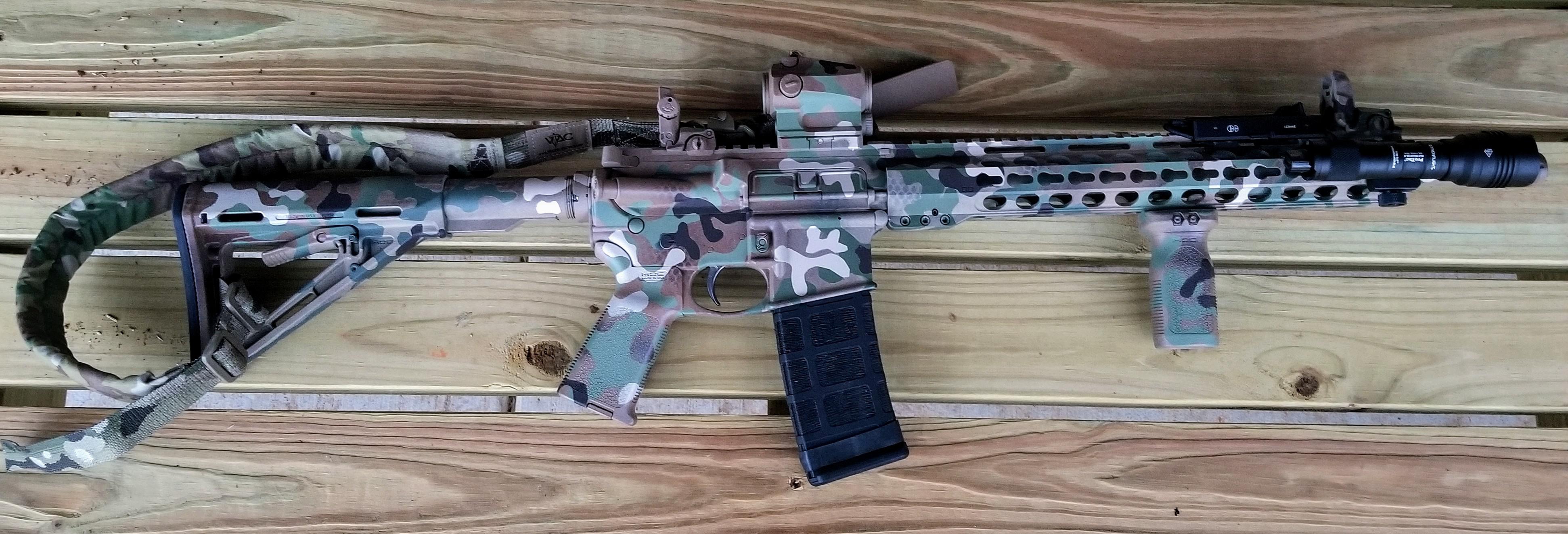 Rattle can multicam r/ar15