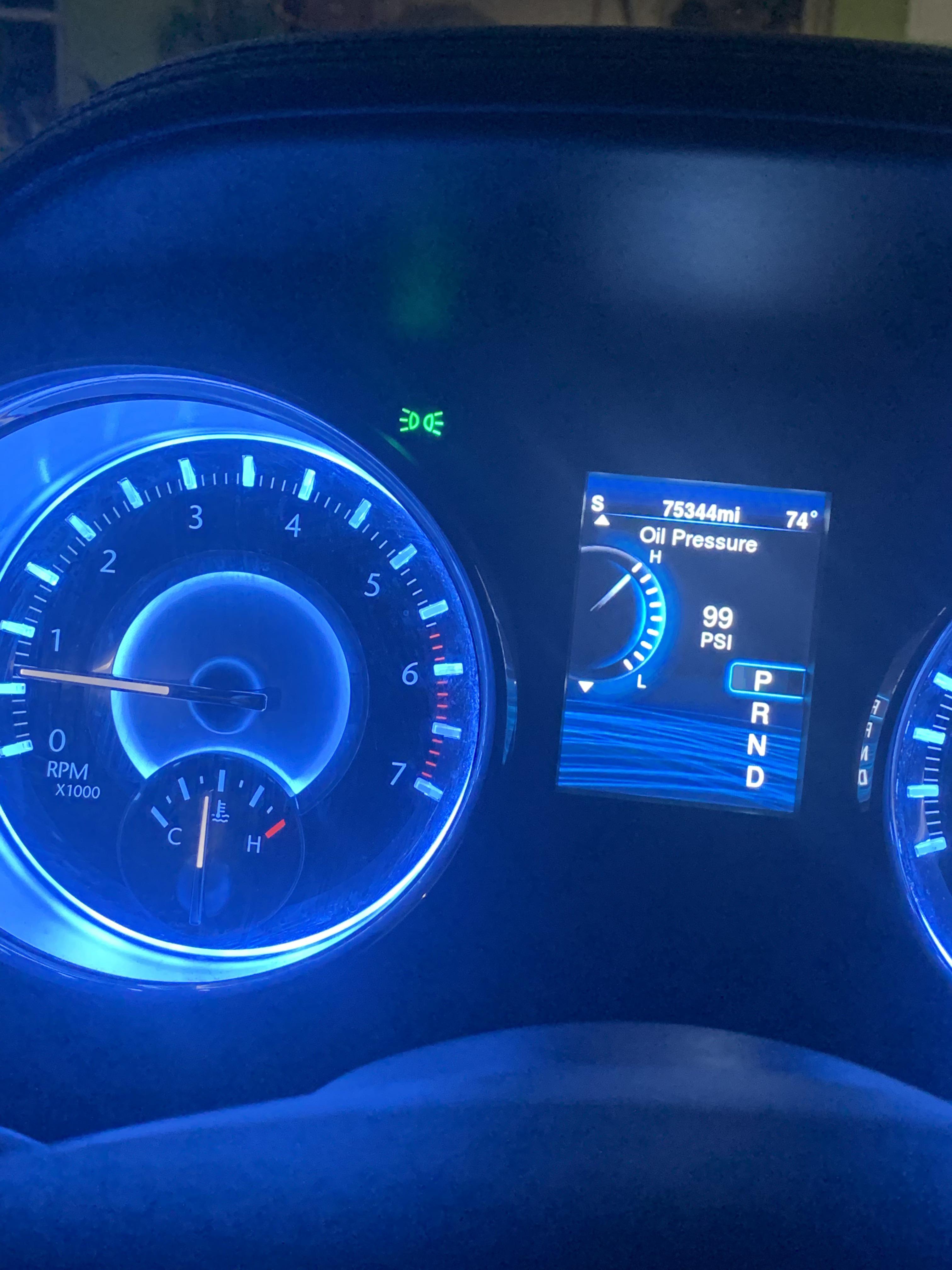 The check engine light just started lighting up I think it’s the oil